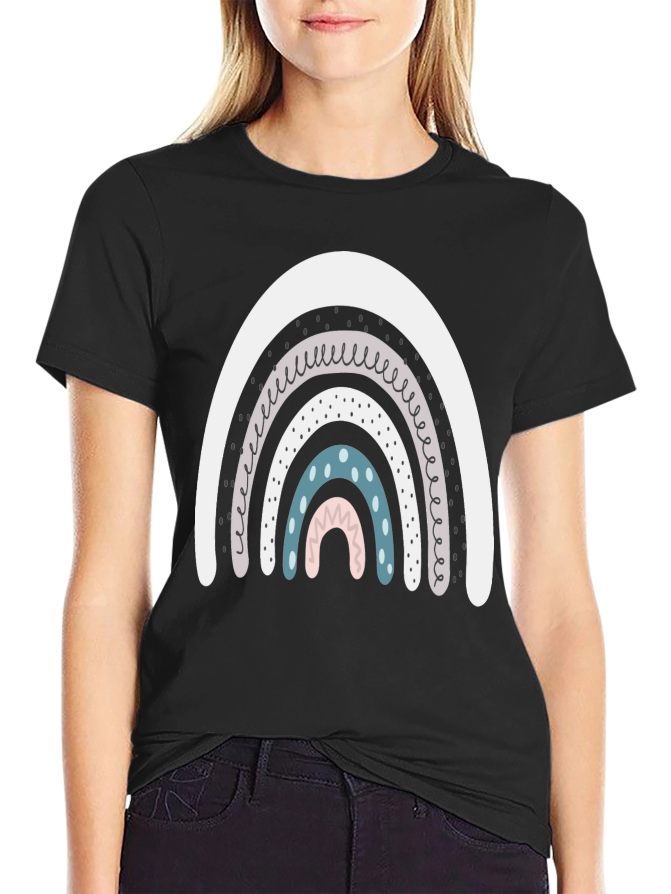 Rainbow Graphic Tee - Casual Comfort
