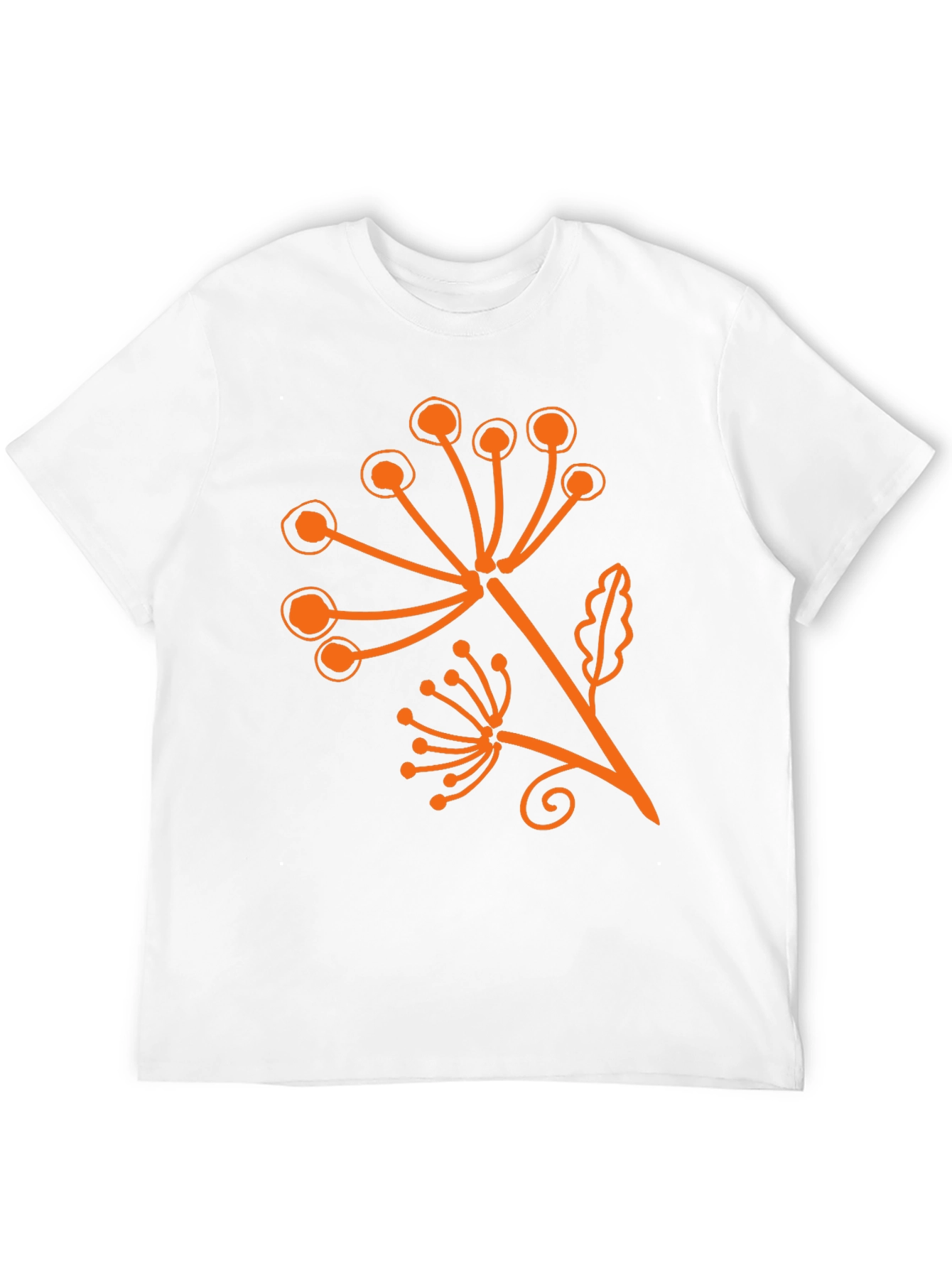 Stylish Black T-Shirt with Floral Print