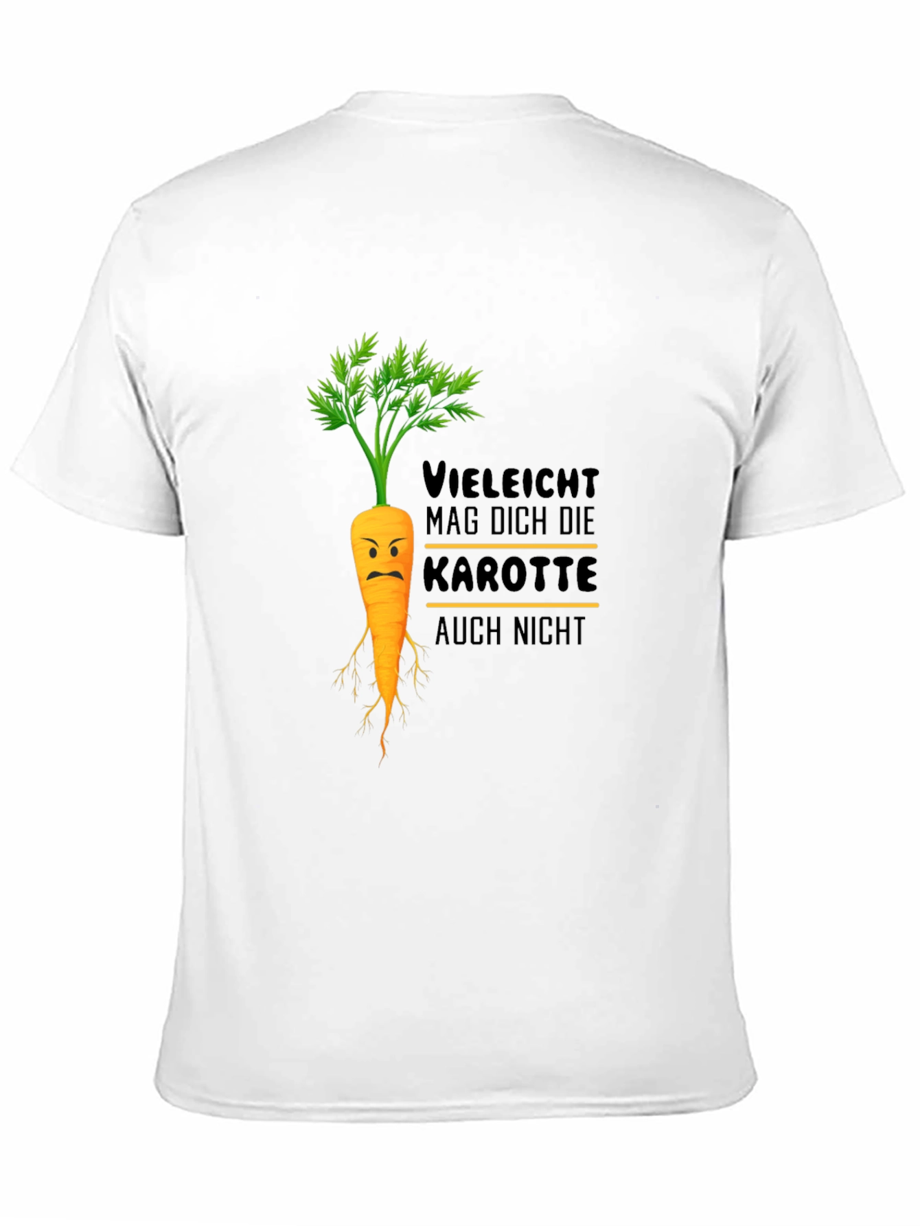 Funny Carrot Graphic Tee - Vegan Humor T-Shirt