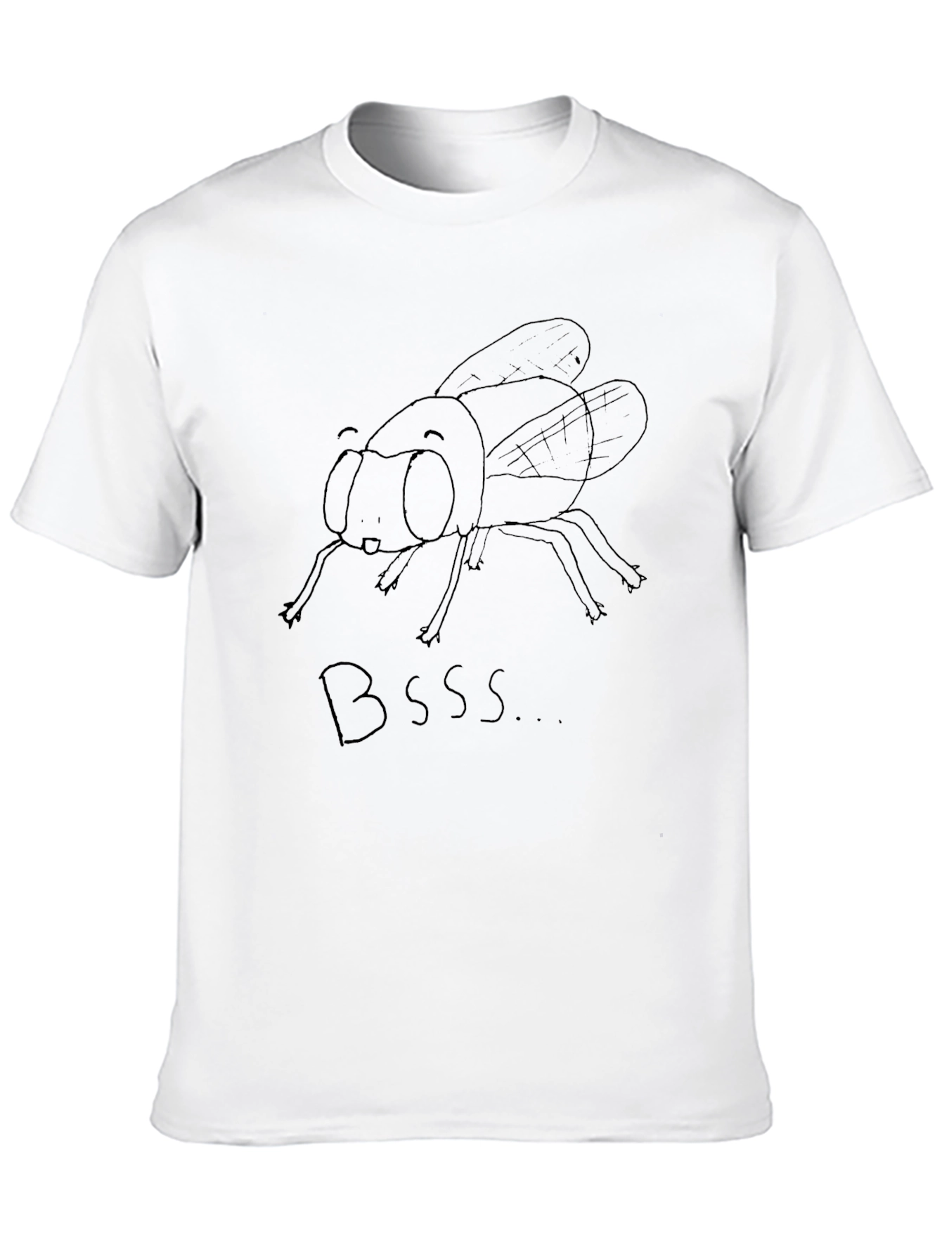 Black Fly Graphic Tee - Bsss...