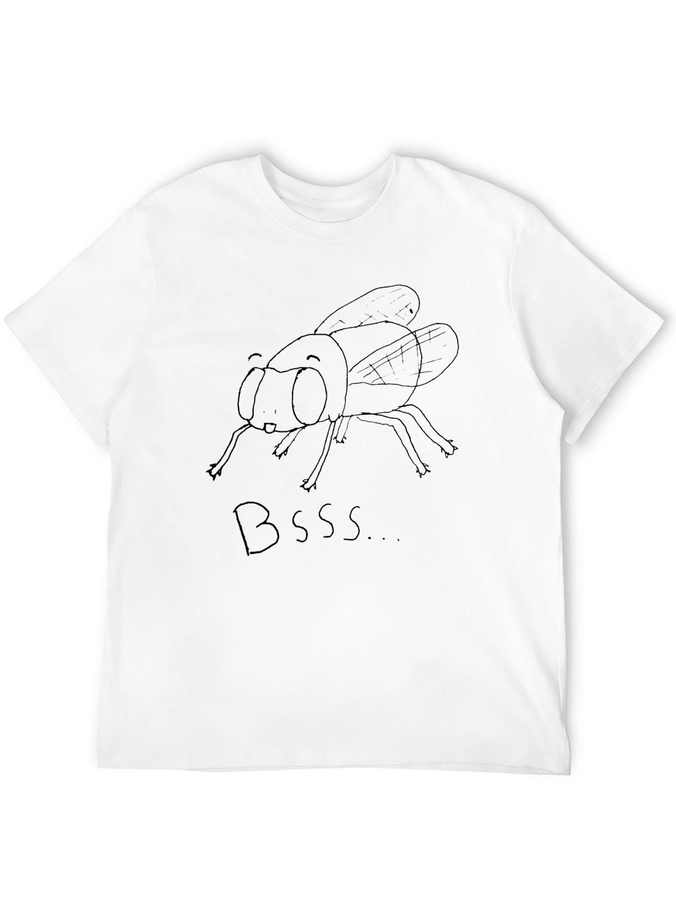 Black Fly Graphic Tee - Bsss...