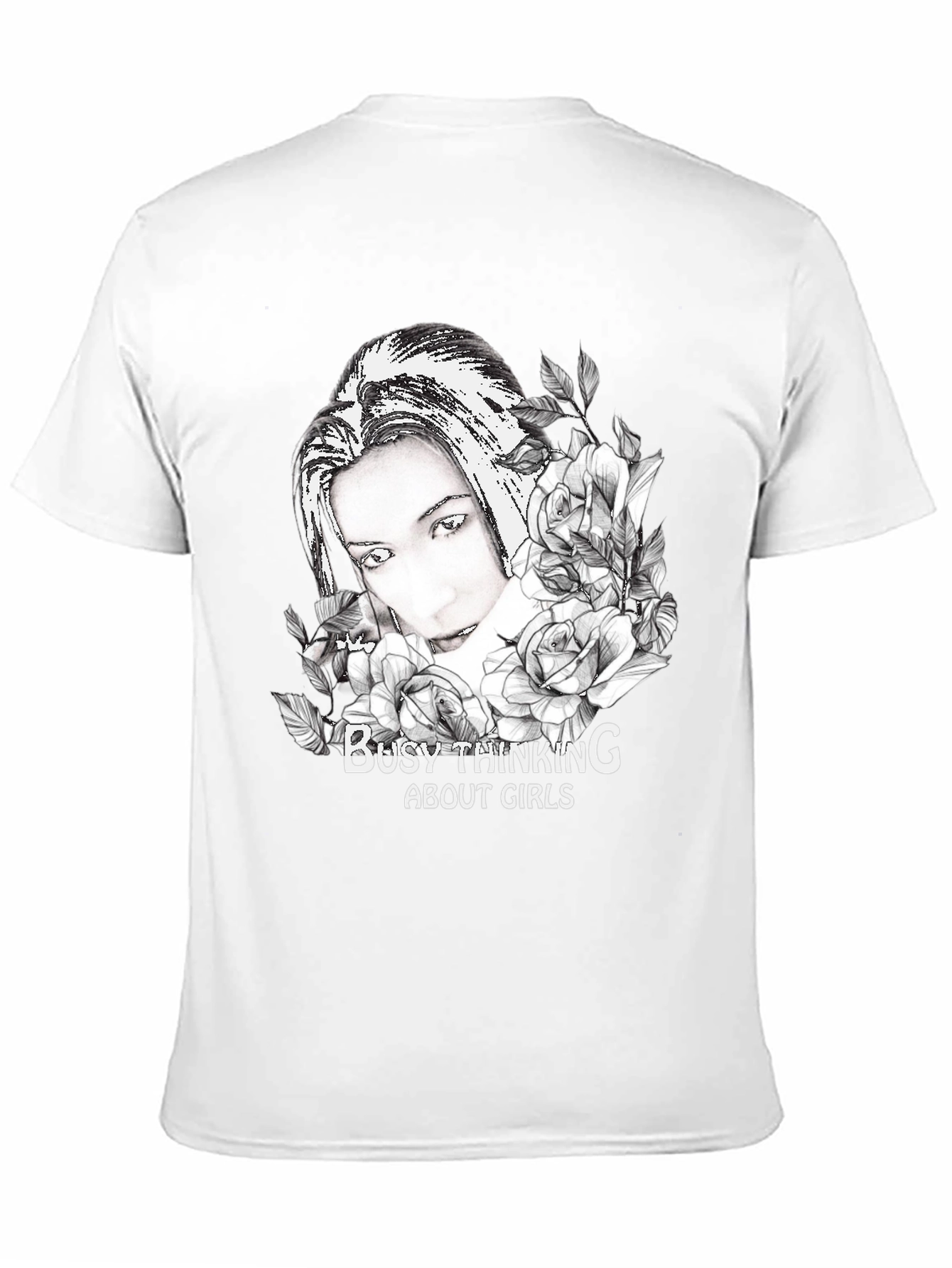 Busy Thinking About Girls Graphic Tee