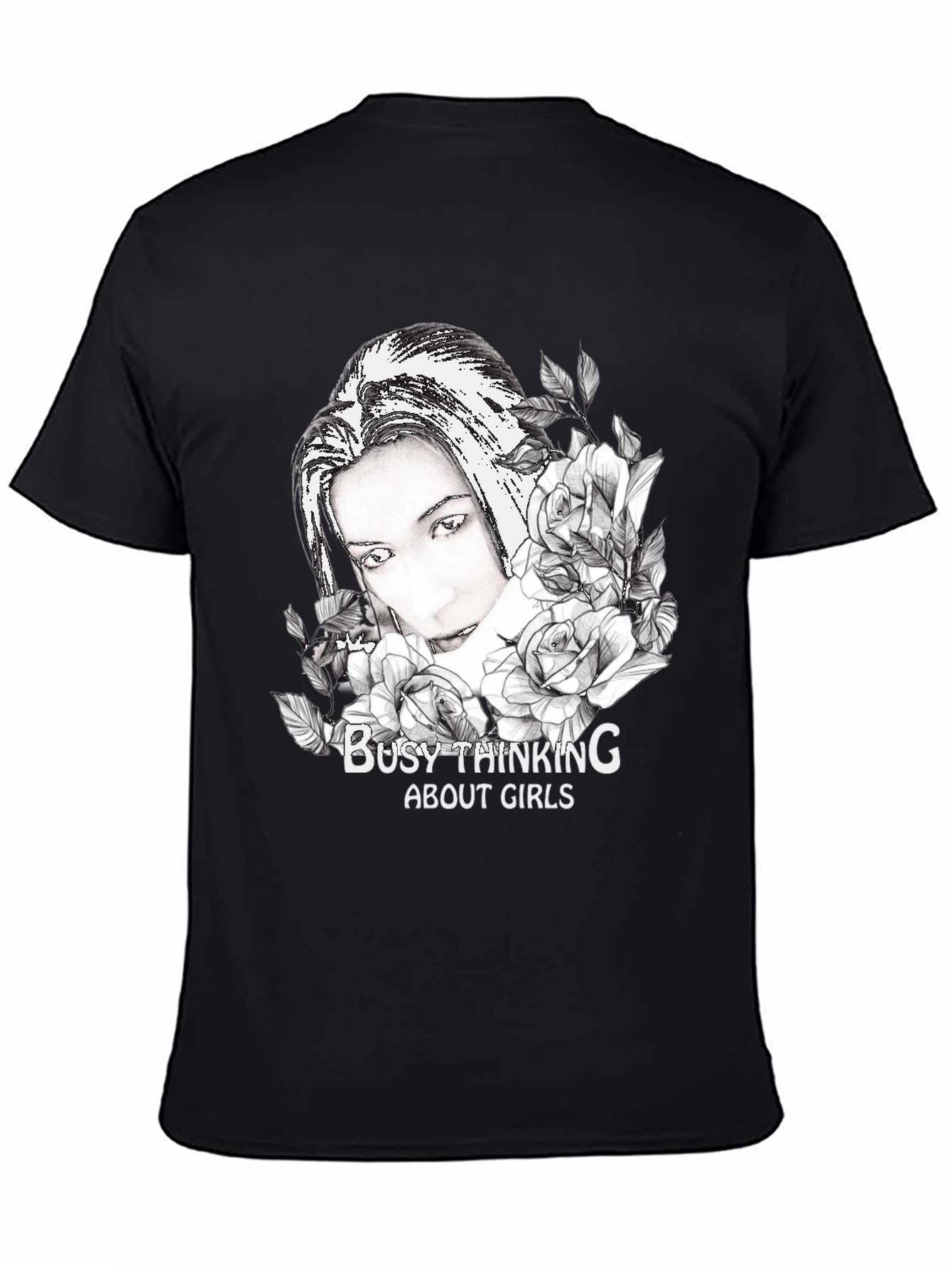 Busy Thinking About Girls Graphic Tee