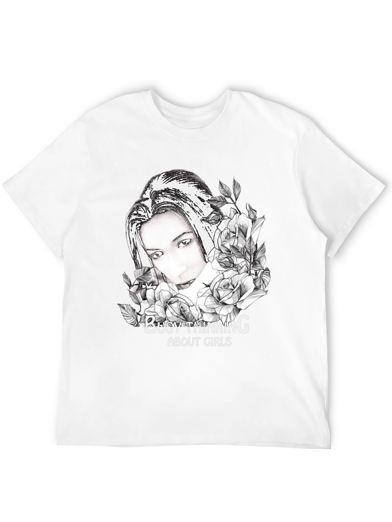 Busy Thinking About Girls Graphic Tee
