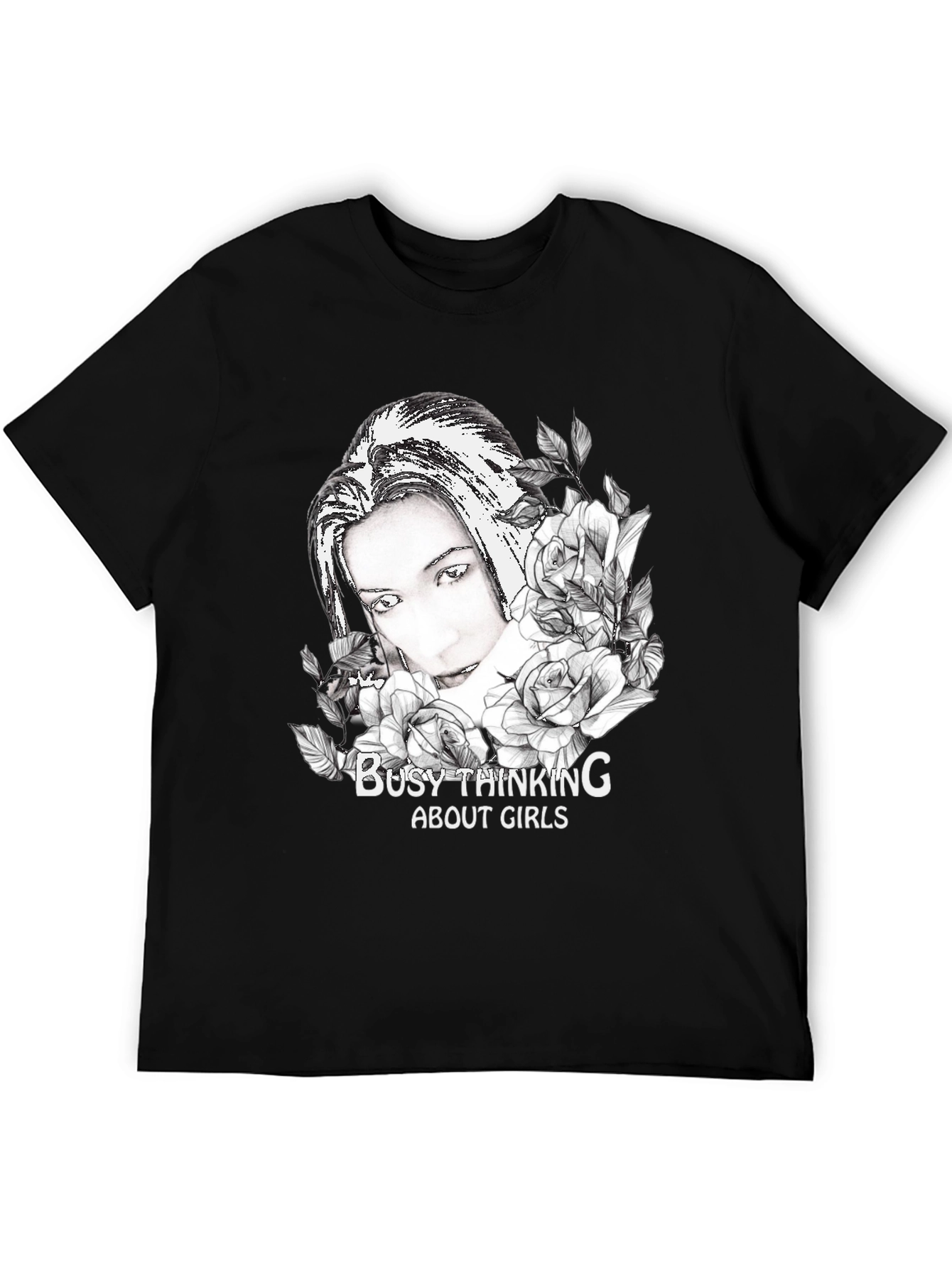 Busy Thinking About Girls Graphic Tee