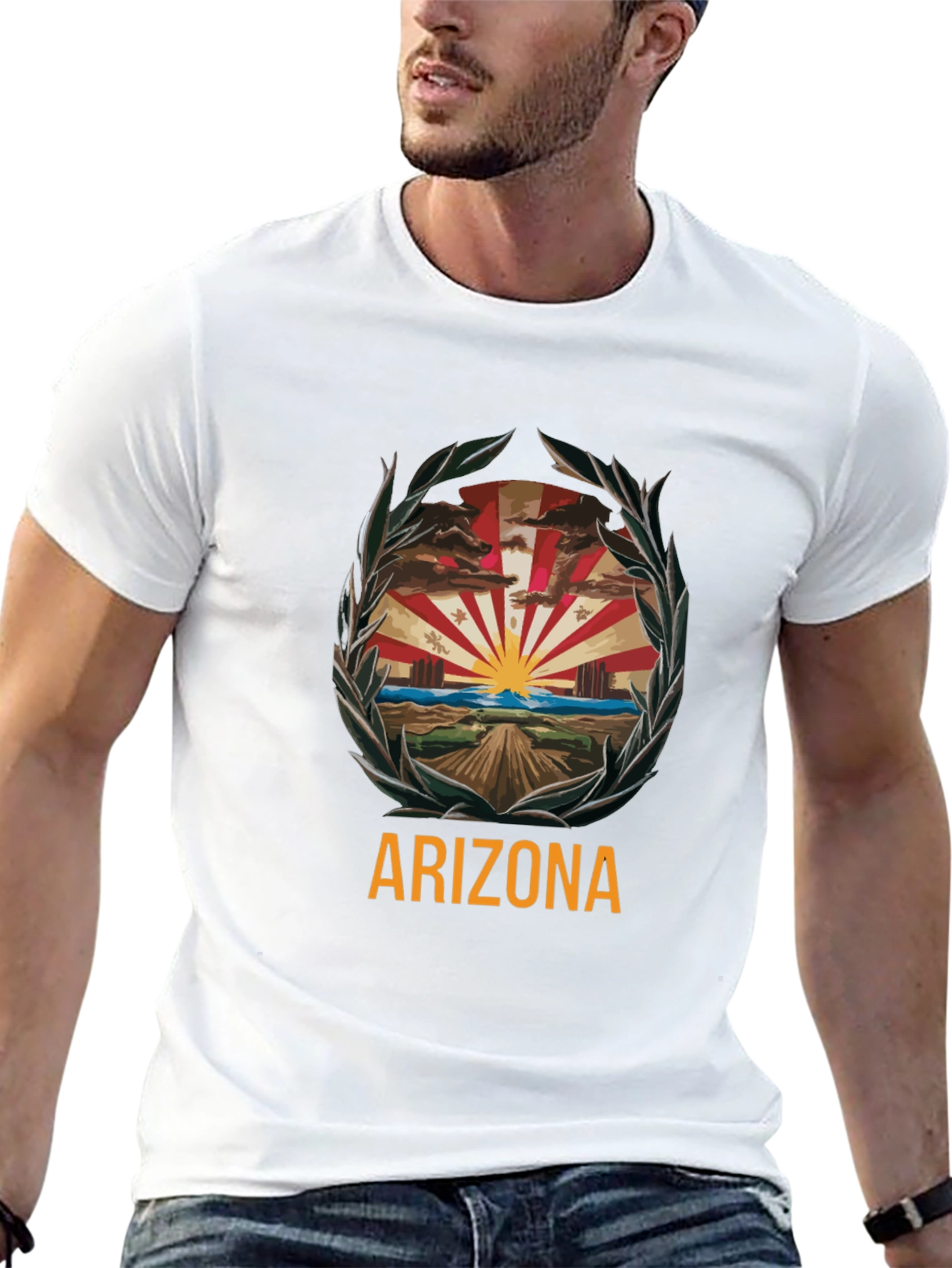 Arizona Graphic Tee - Retro State Pride T-Shirt