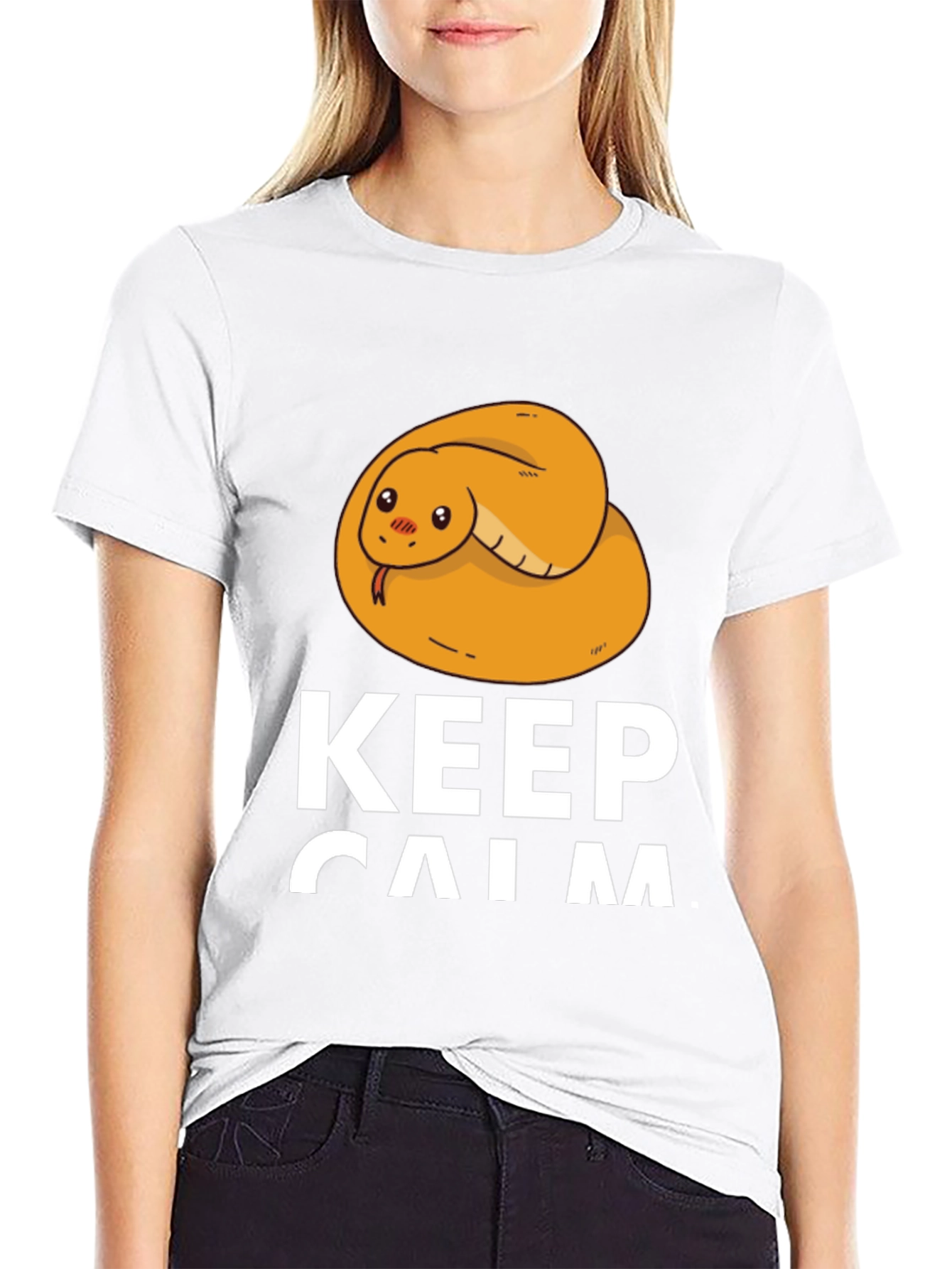 Keep Calm Snake Tee - Cute Snake Lover Shirt