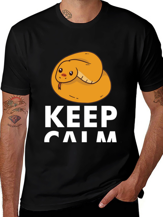 Keep Calm Snake Tee - Cute Snake Lover Shirt