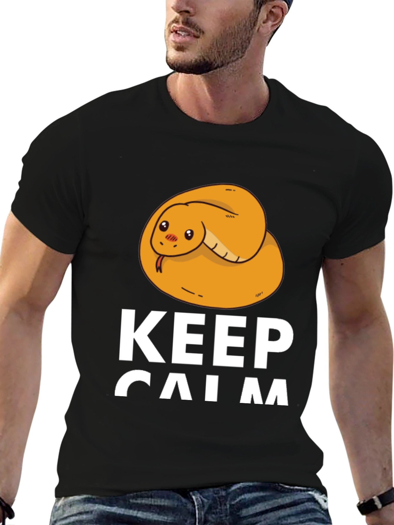 Keep Calm Snake Tee - Cute Snake Lover Shirt