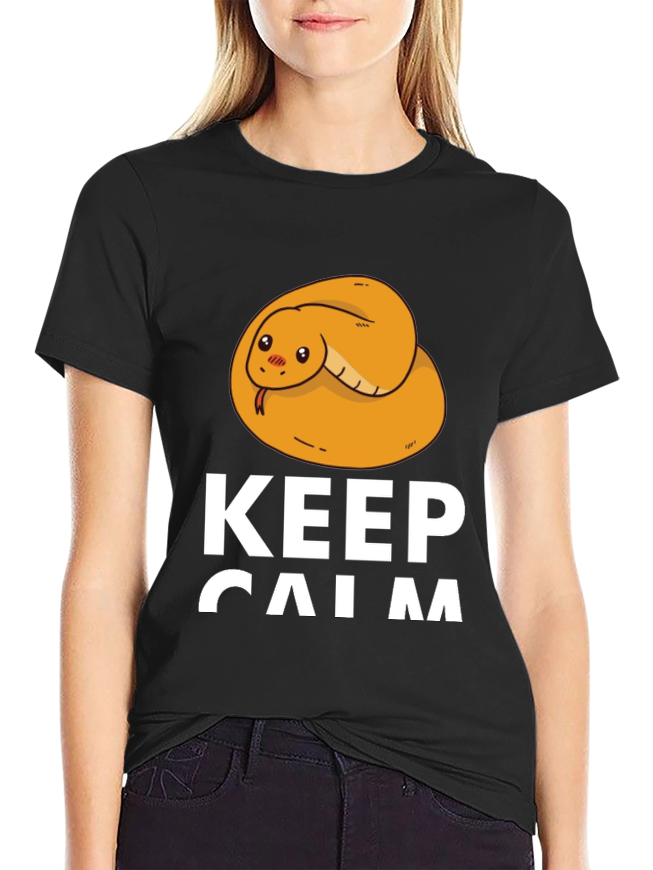Keep Calm Snake Tee - Cute Snake Lover Shirt