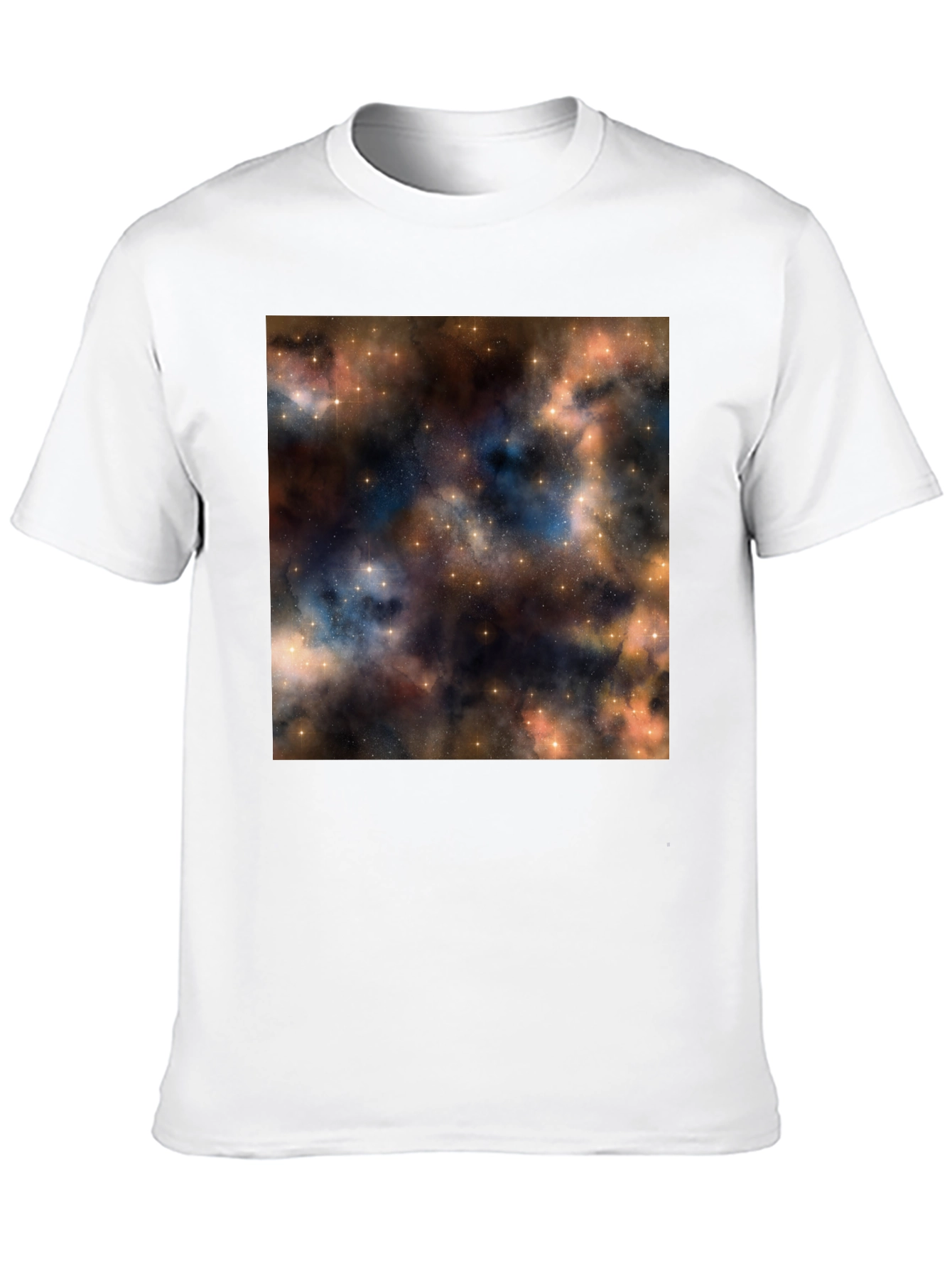 Nebula Print Black T-Shirt