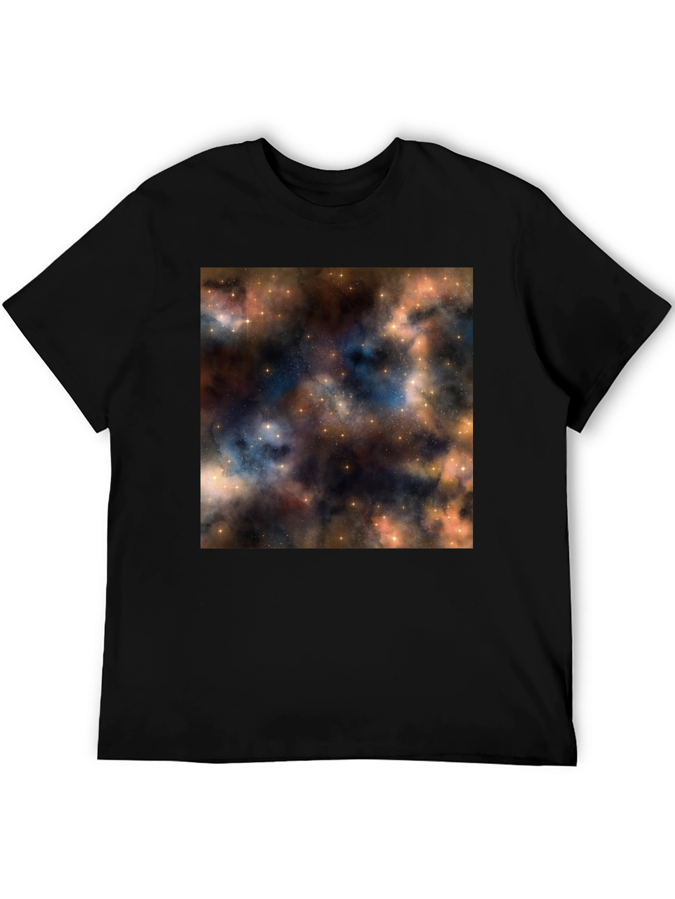 Nebula Print Black T-Shirt