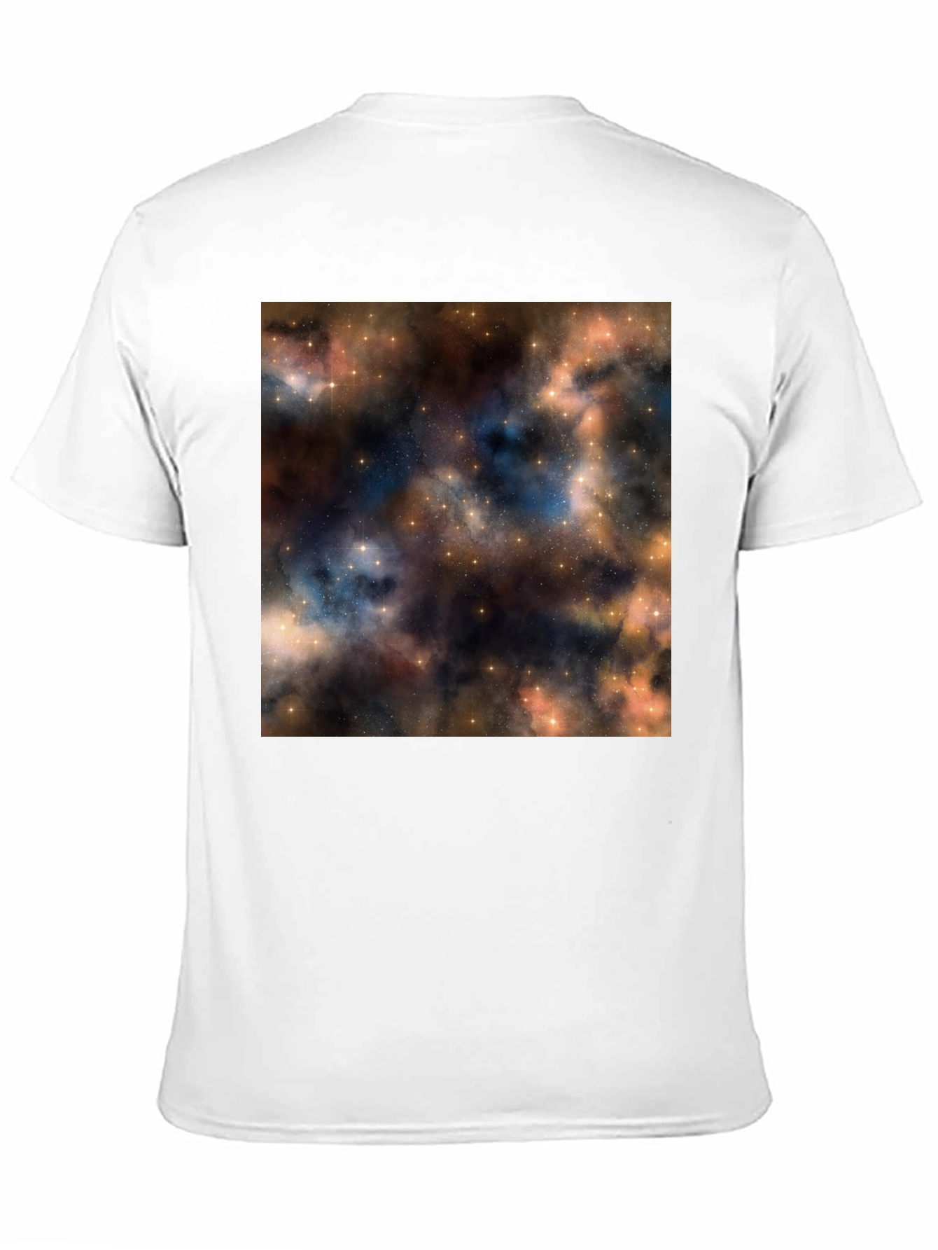 Nebula Print Black T-Shirt