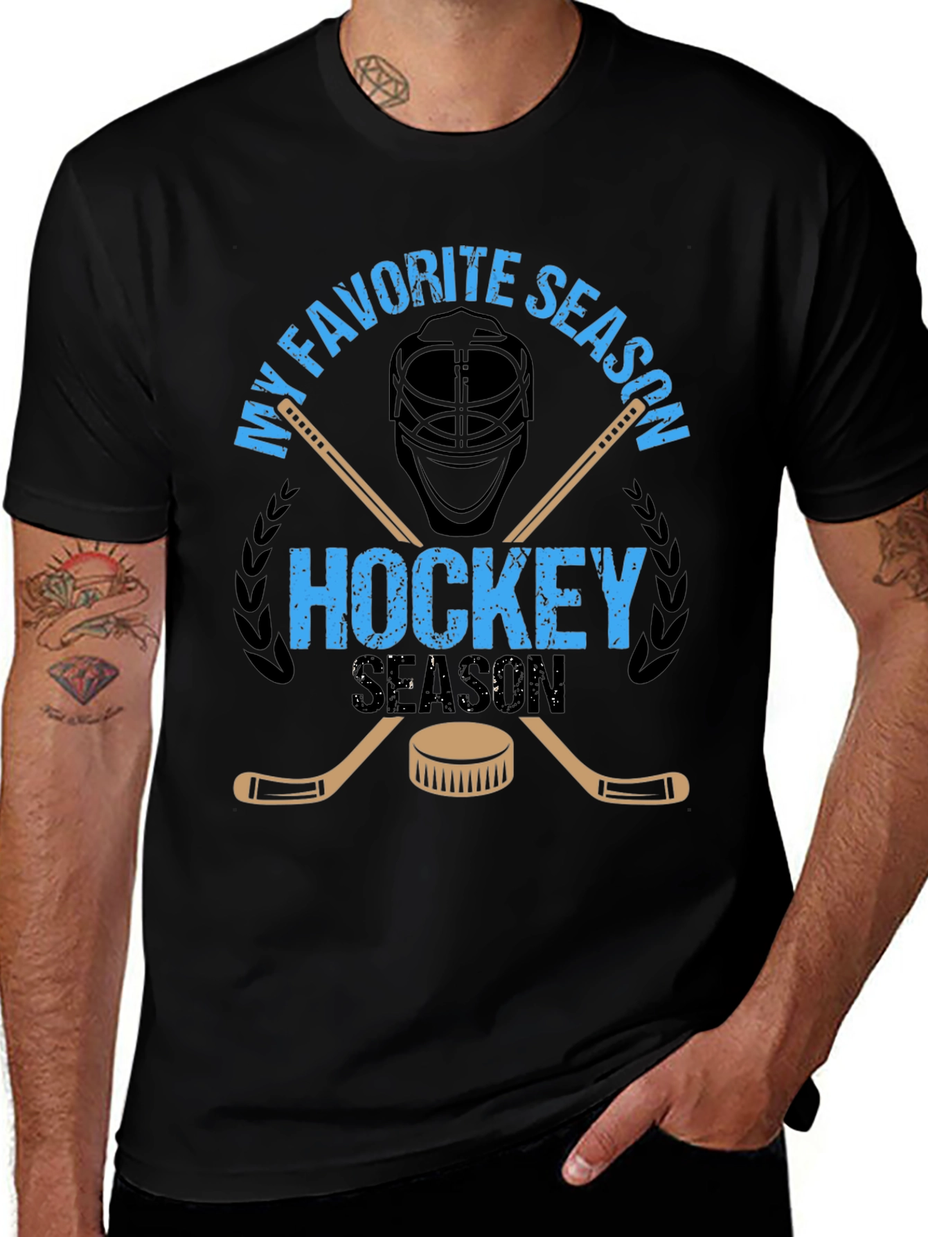 Hockey Season Graphic Tee