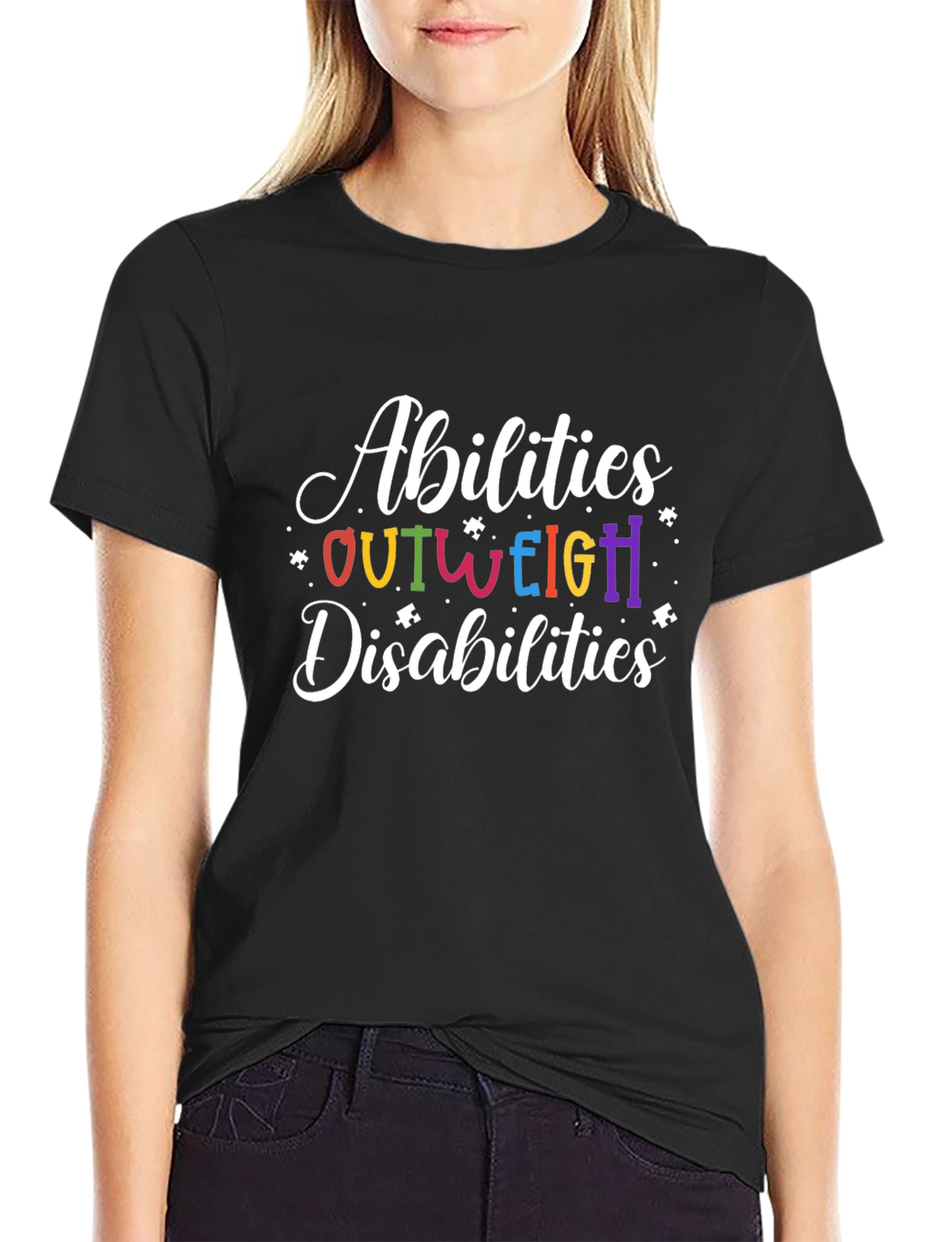 Abilities Outweigh Disabilities T-Shirt