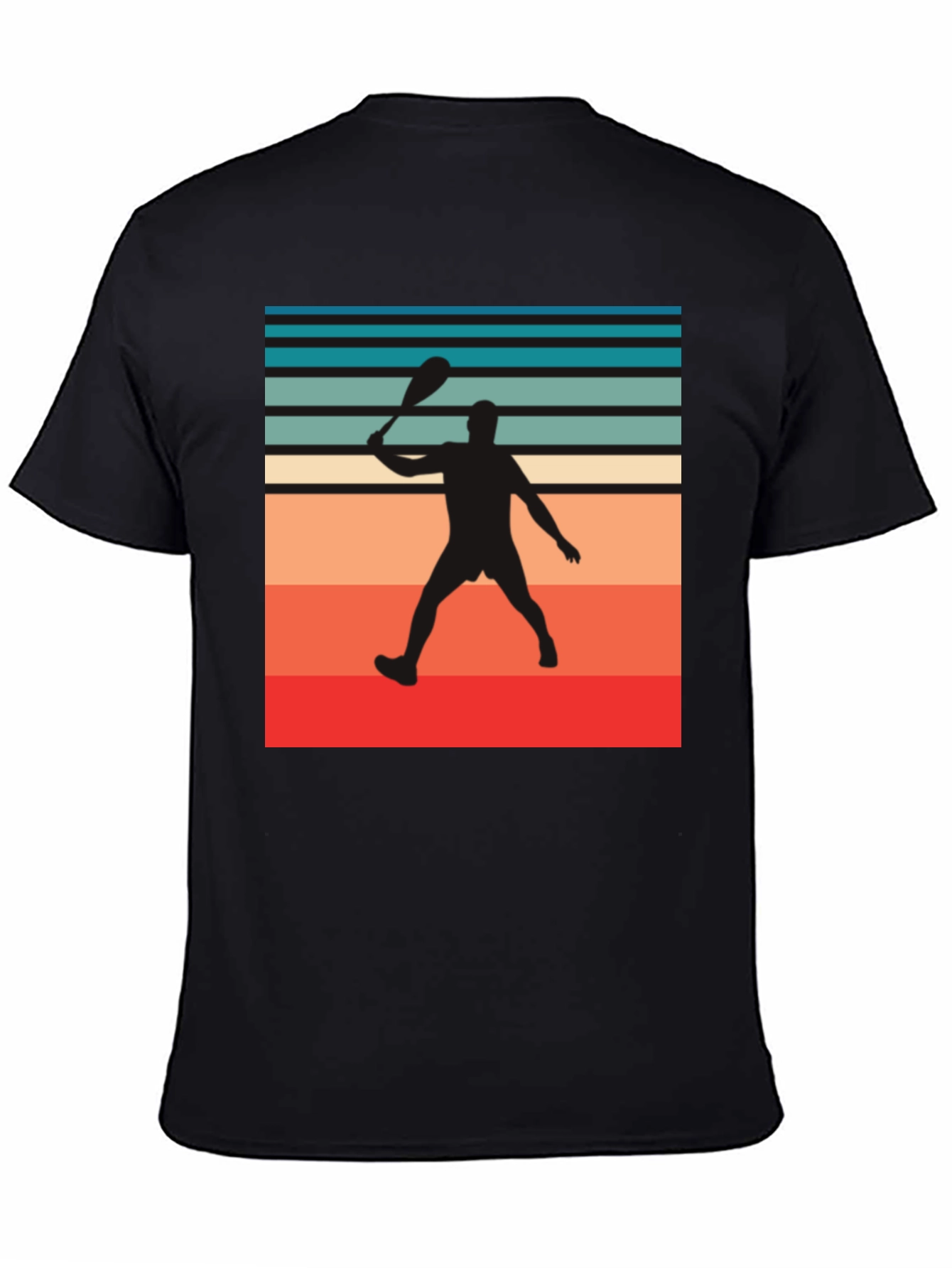 Retro Paddleball Player T-Shirt