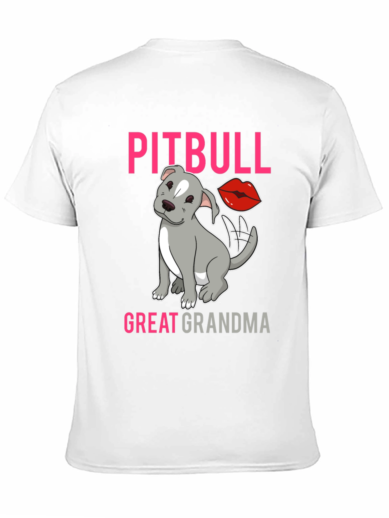 Pitbull Great Grandma T-Shirt Dog Lover Tee