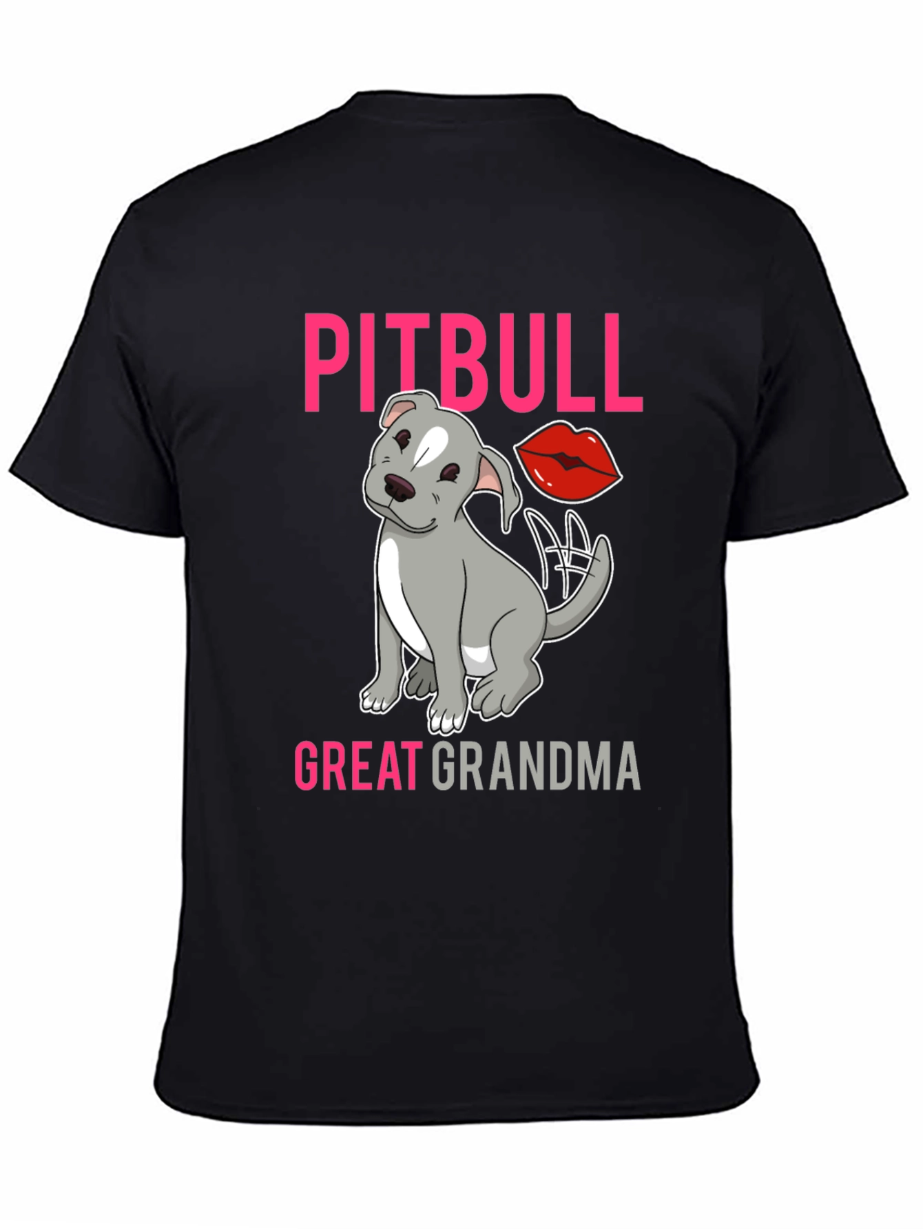 Pitbull Great Grandma T-Shirt Dog Lover Tee
