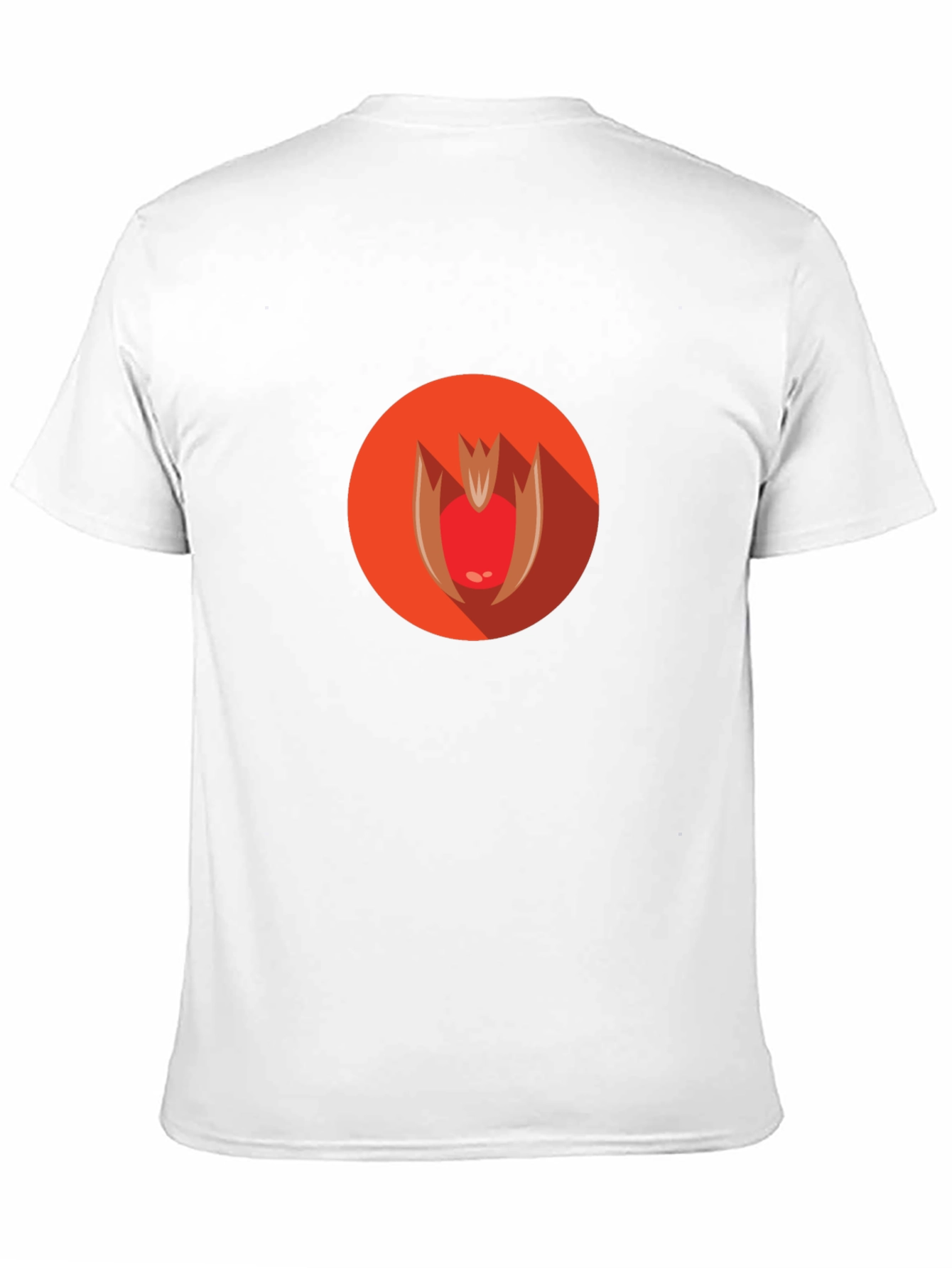 Abstract Apple Graphic Black T-Shirt