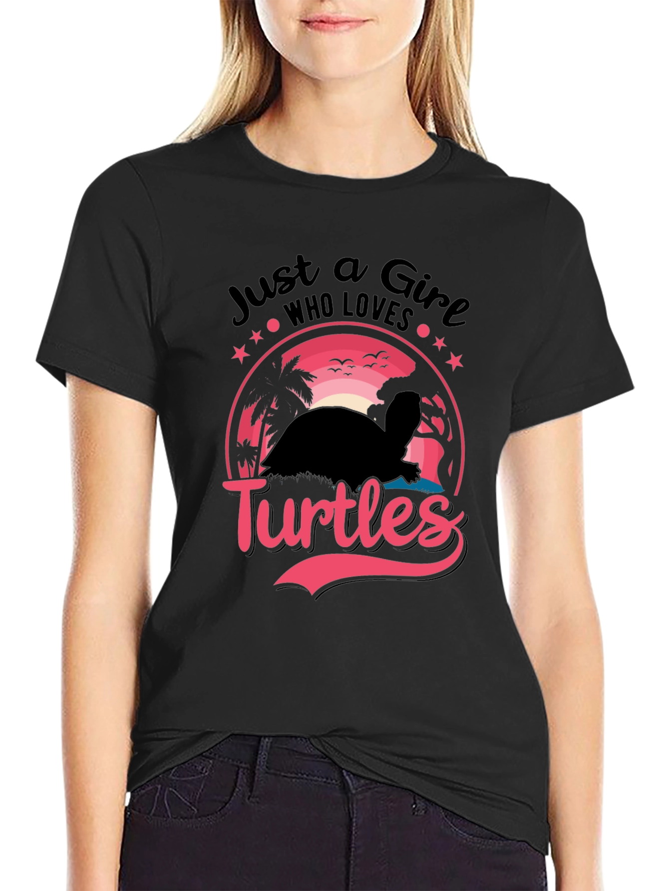Just a Girl Who Loves Turtles T-Shirt