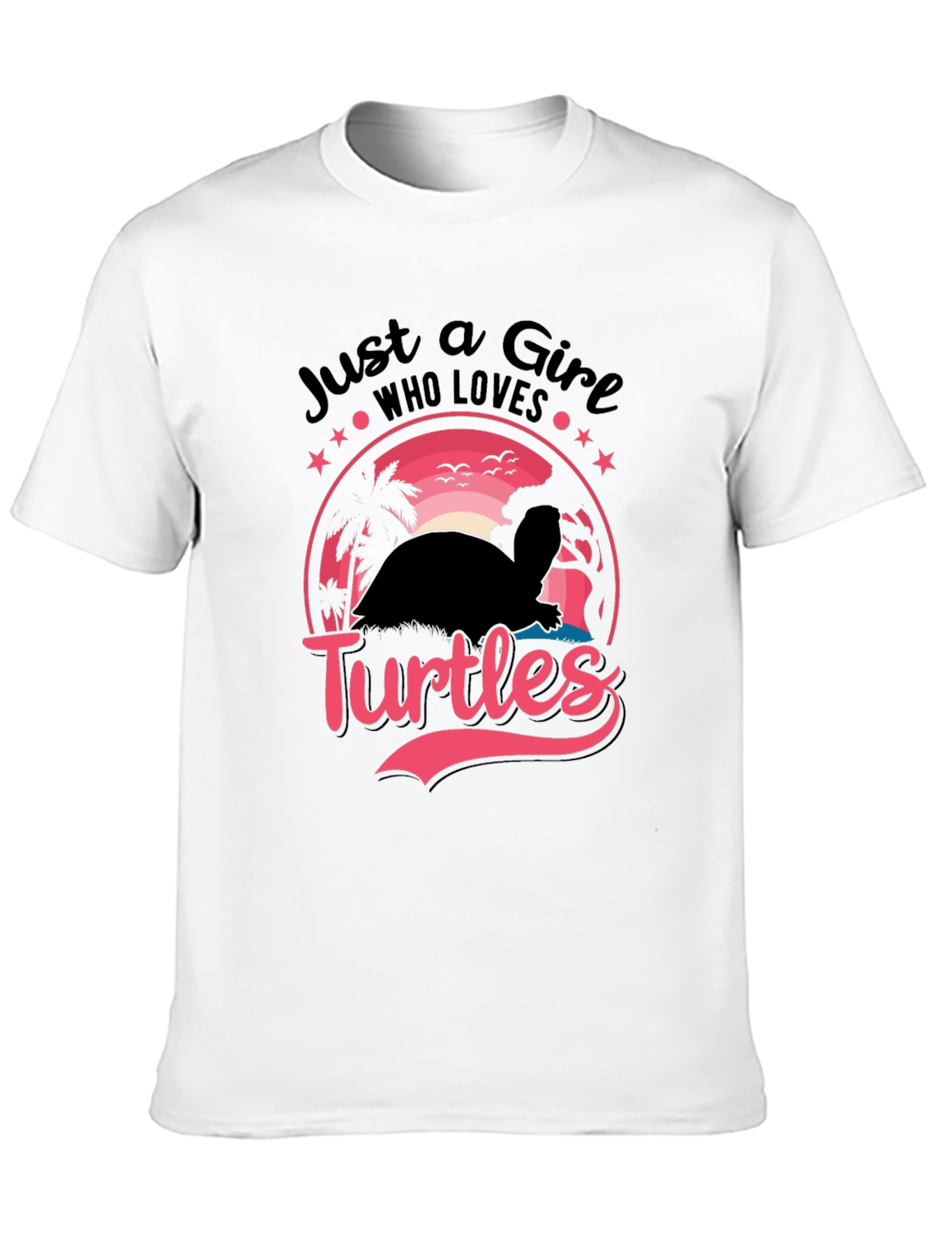 Just a Girl Who Loves Turtles T-Shirt