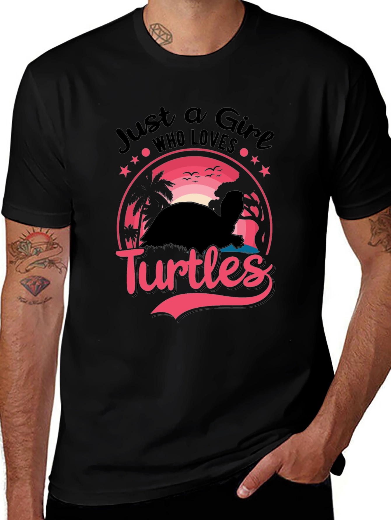 Just a Girl Who Loves Turtles T-Shirt