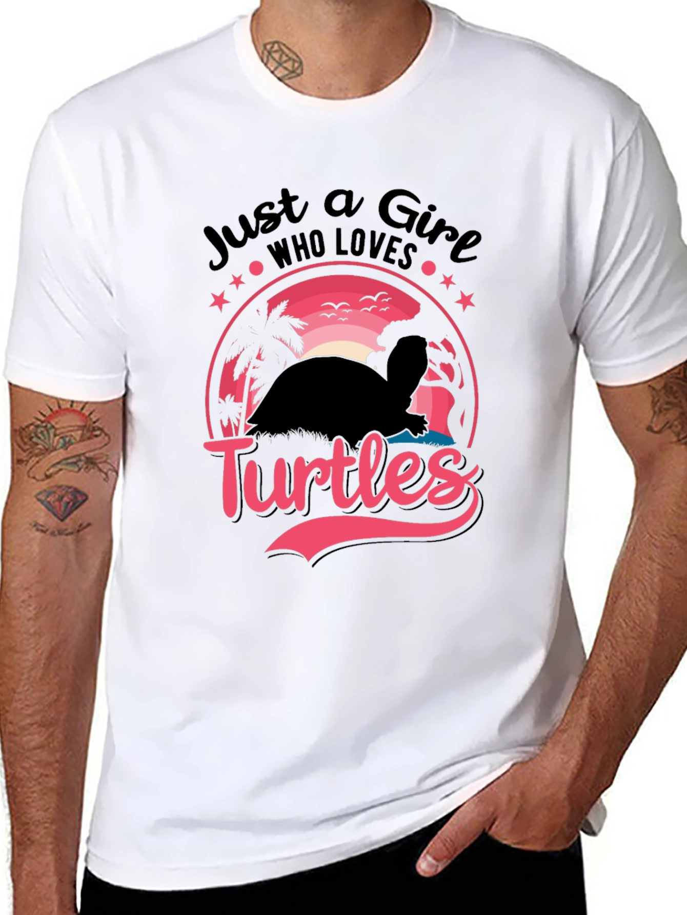 Just a Girl Who Loves Turtles T-Shirt