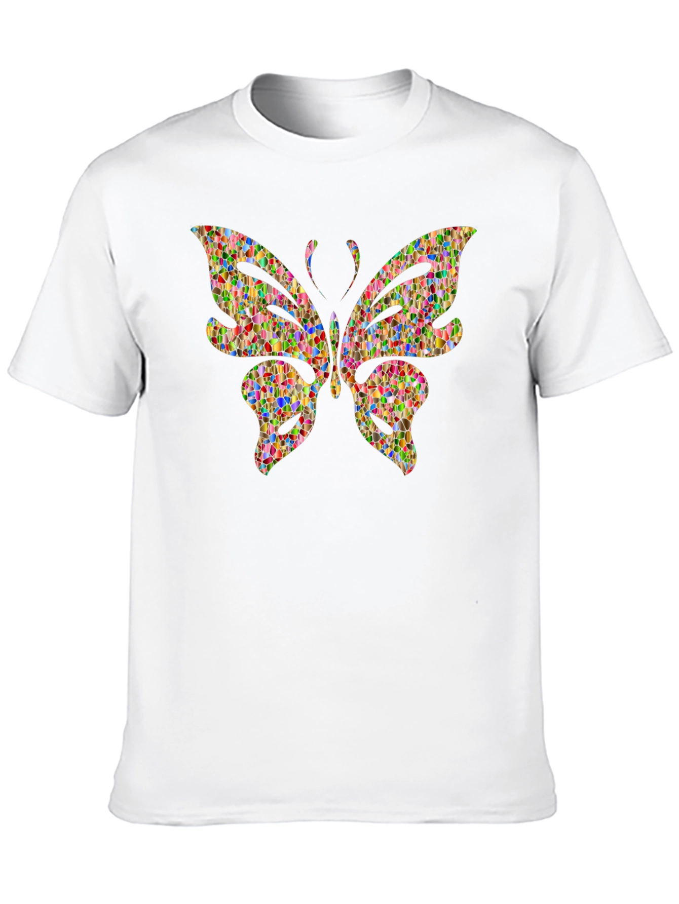 Butterfly Mosaic Graphic T-Shirt