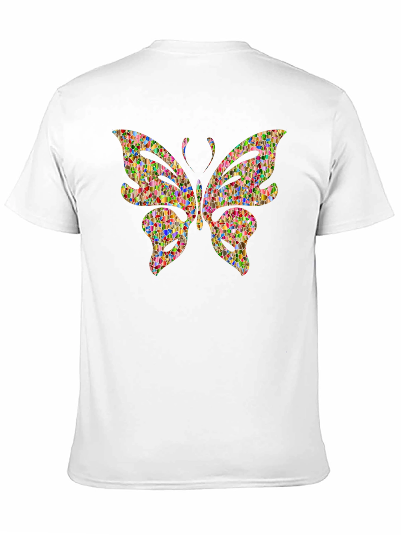 Butterfly Mosaic Graphic T-Shirt