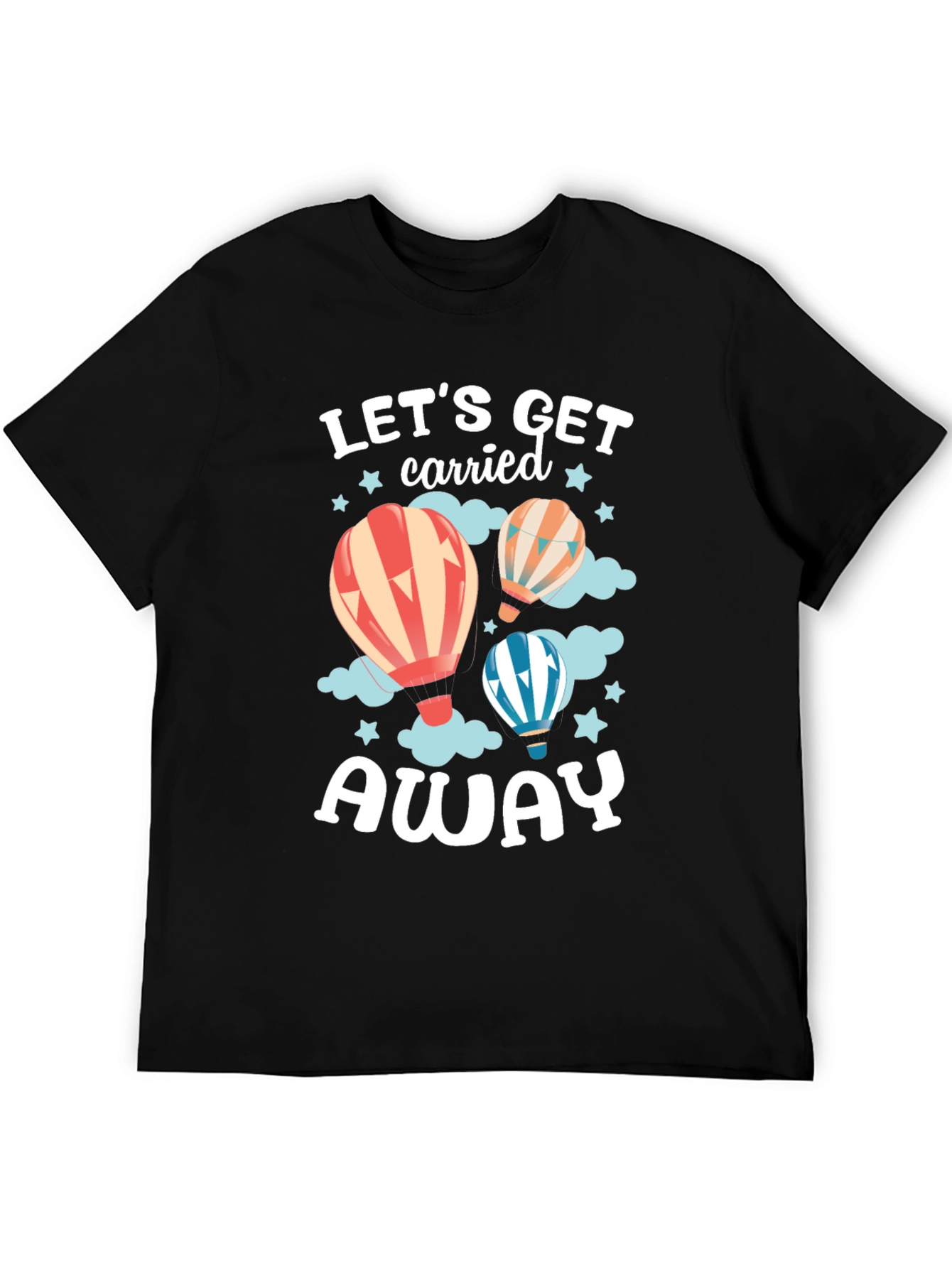 Lets Get Carried Away Balloon Graphic Tee