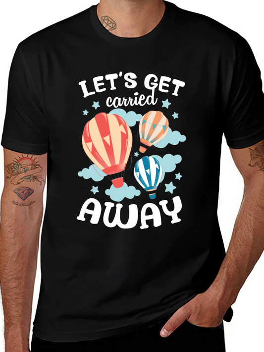 Lets Get Carried Away Balloon Graphic Tee