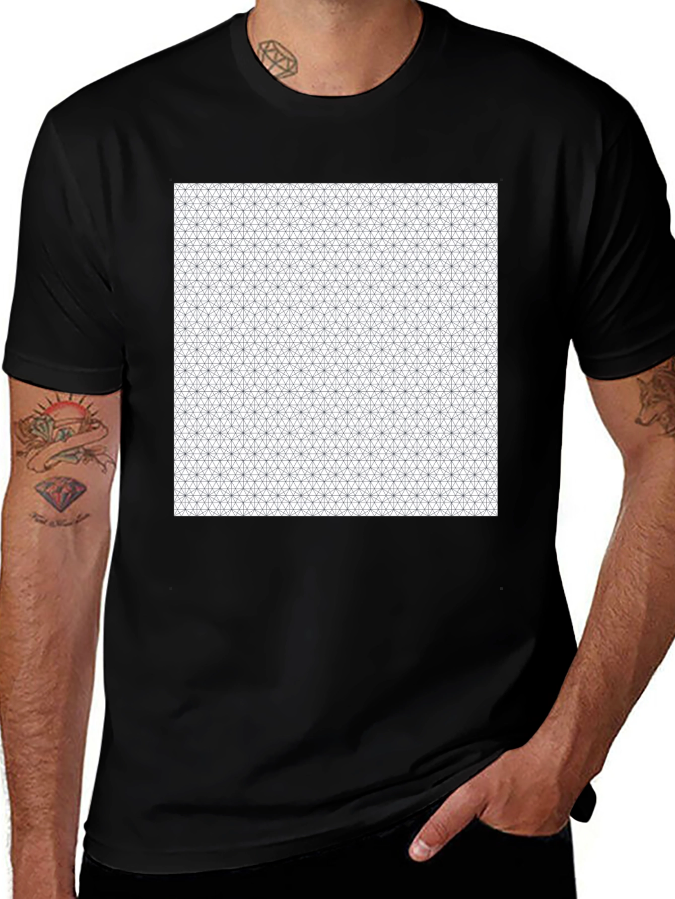 Geometric Pattern T-Shirt