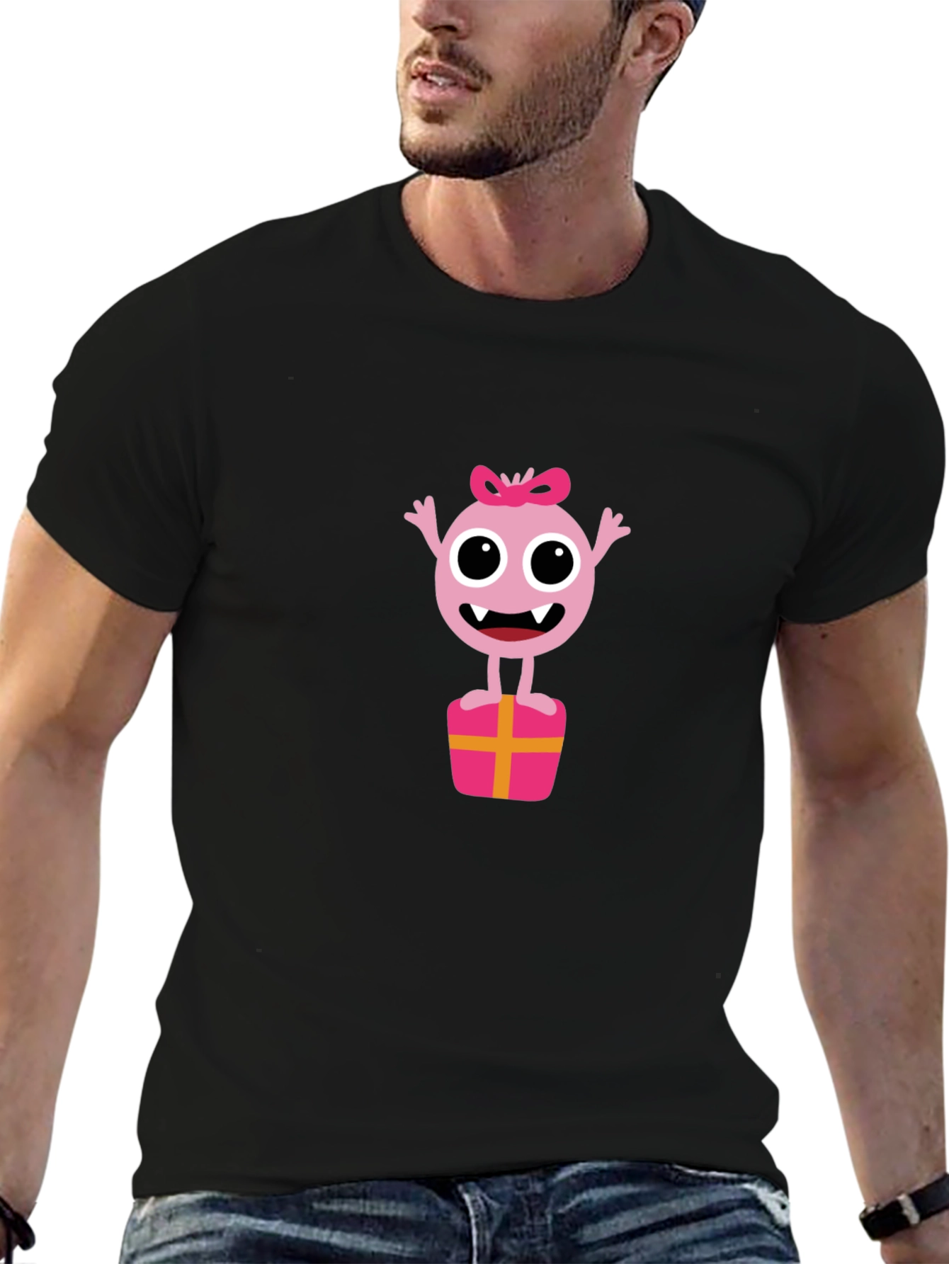 Monster in a Box Black T-Shirt