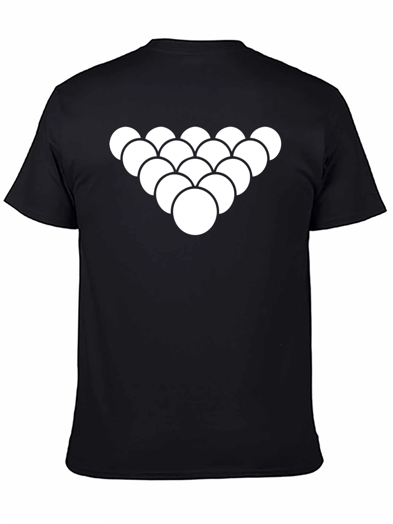 Triangle Billiard Ball Rack Graphic Tee