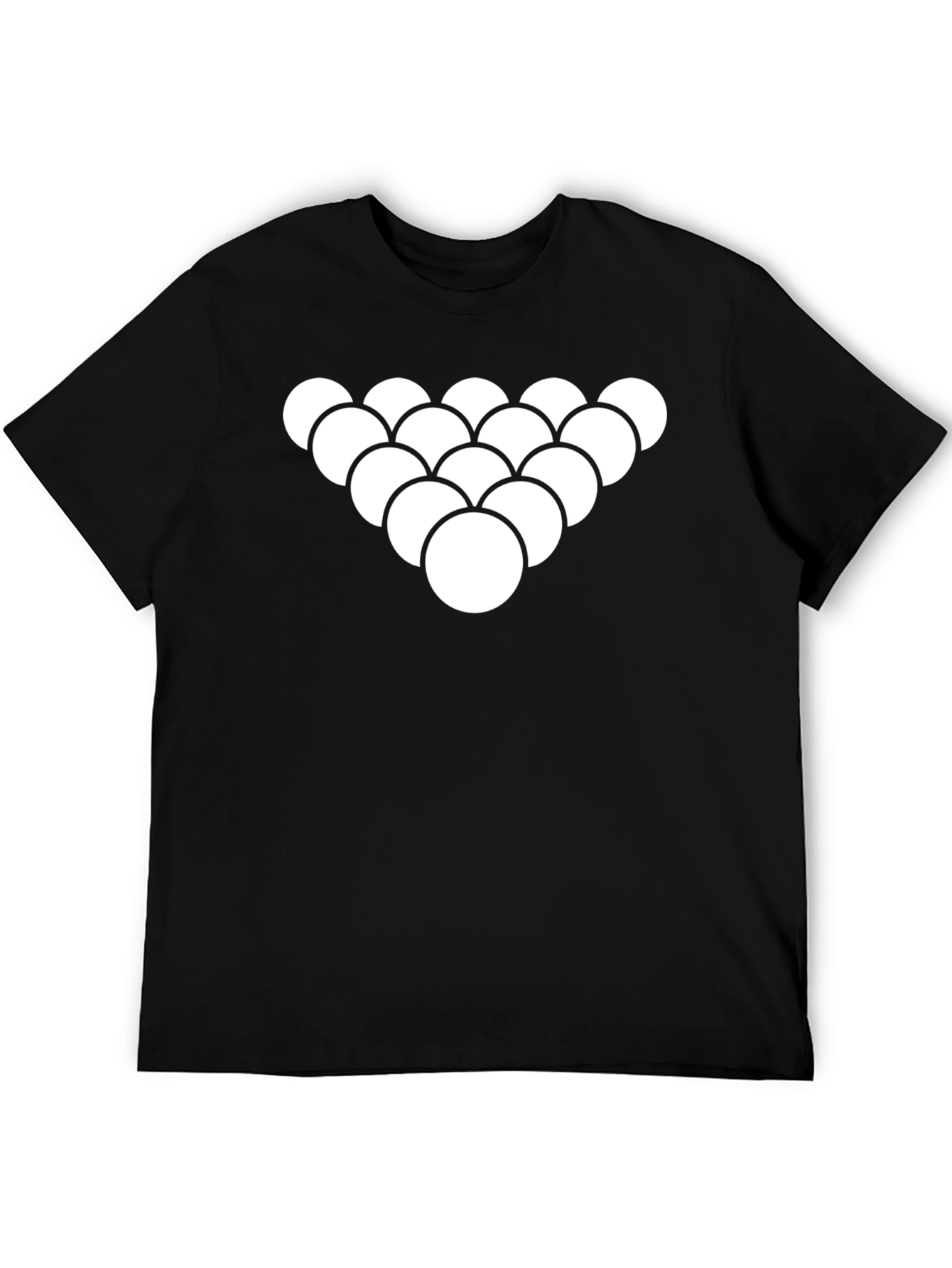 Triangle Billiard Ball Rack Graphic Tee