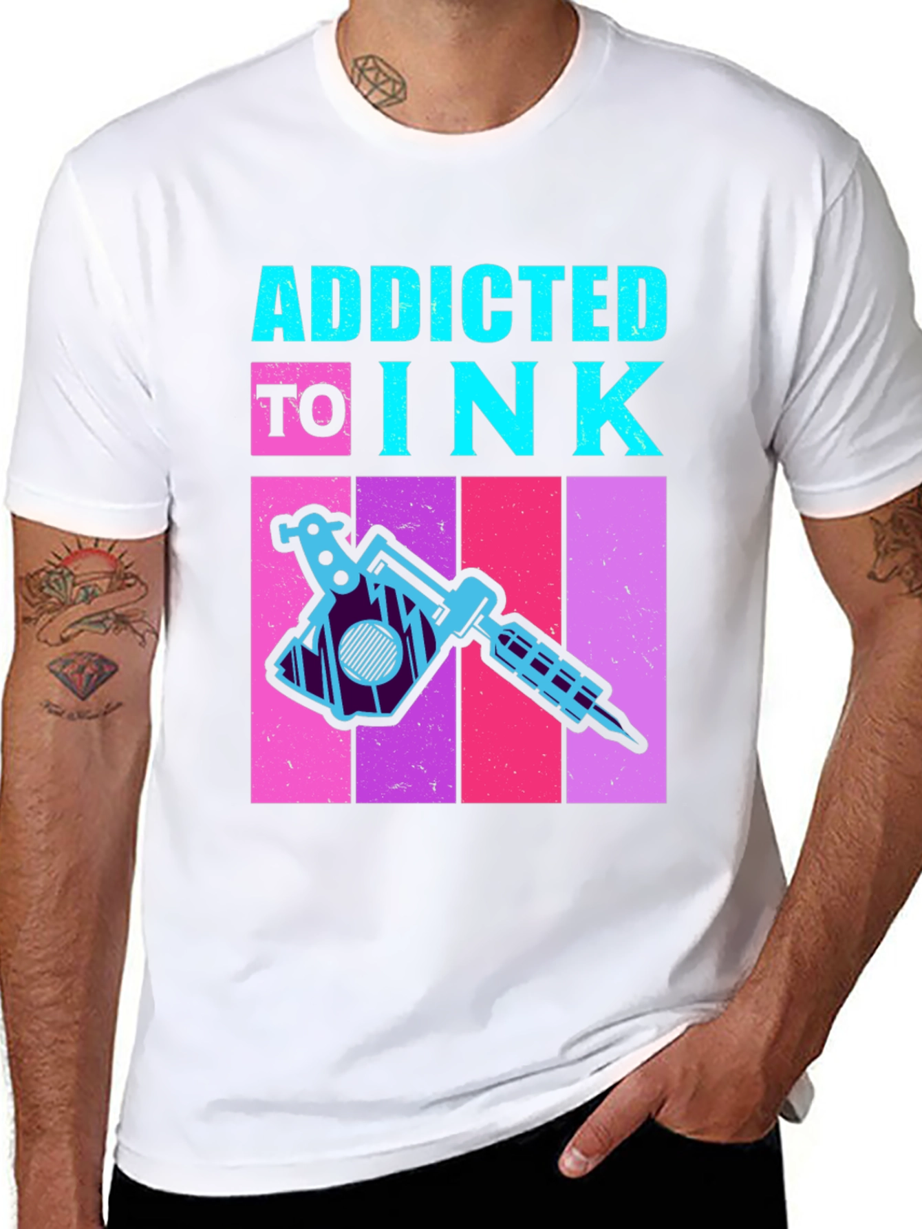 Addicted to Ink Tattoo T-Shirt