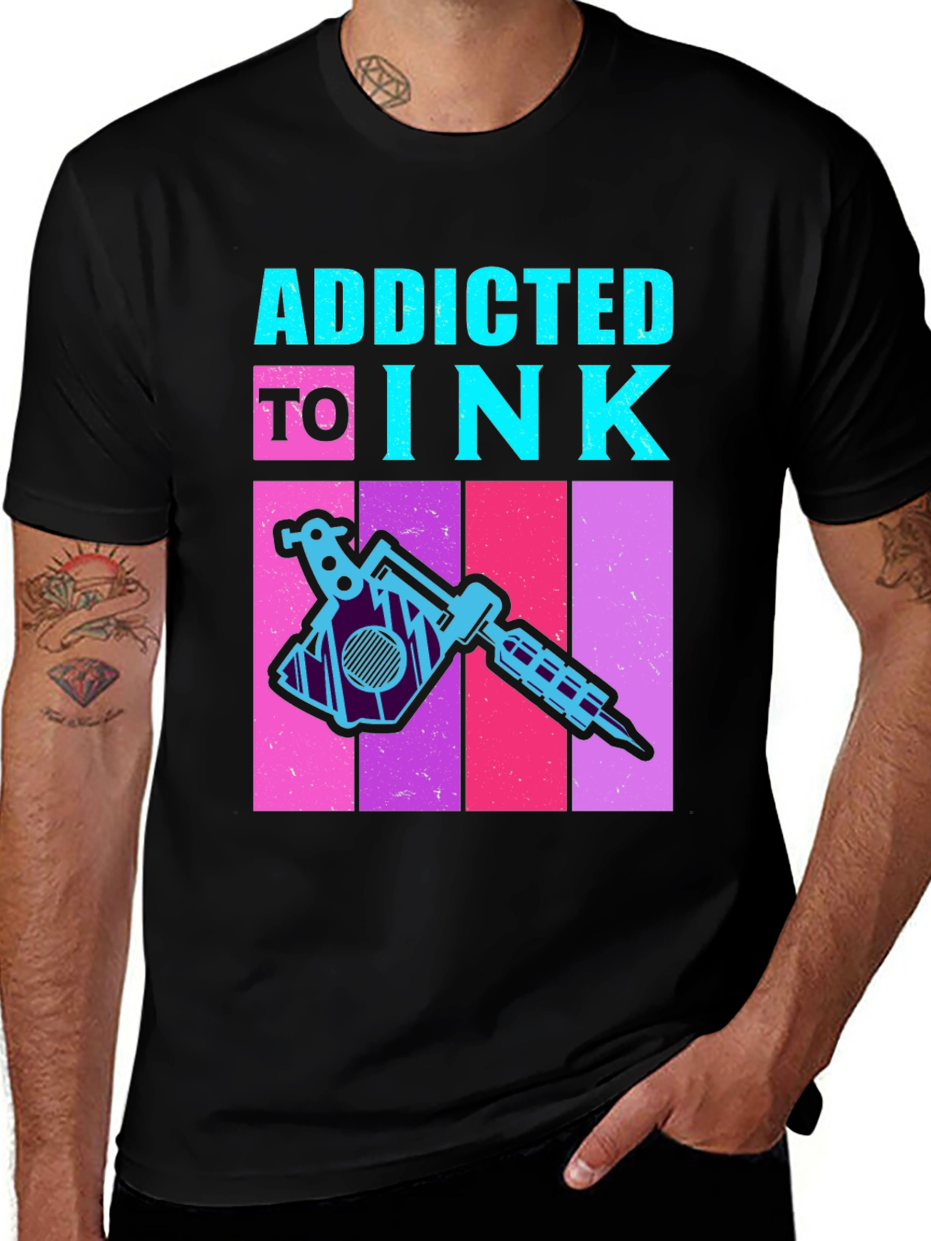 Addicted to Ink Tattoo T-Shirt