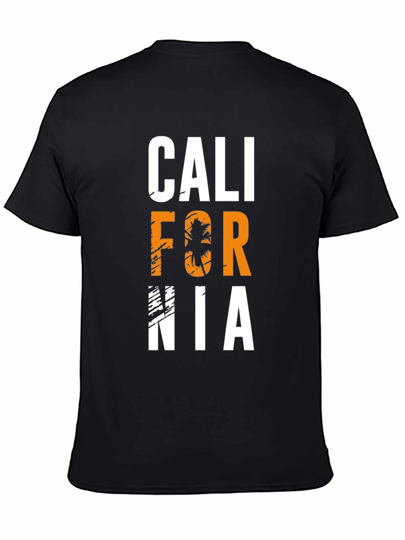 California Graphic T-Shirt - Black