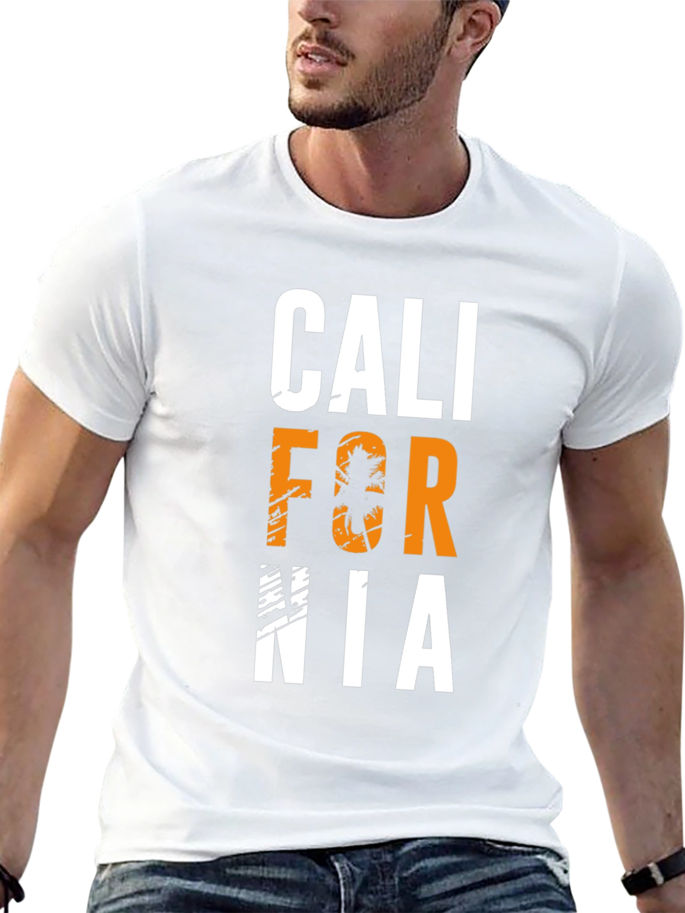 California Graphic T-Shirt - Black