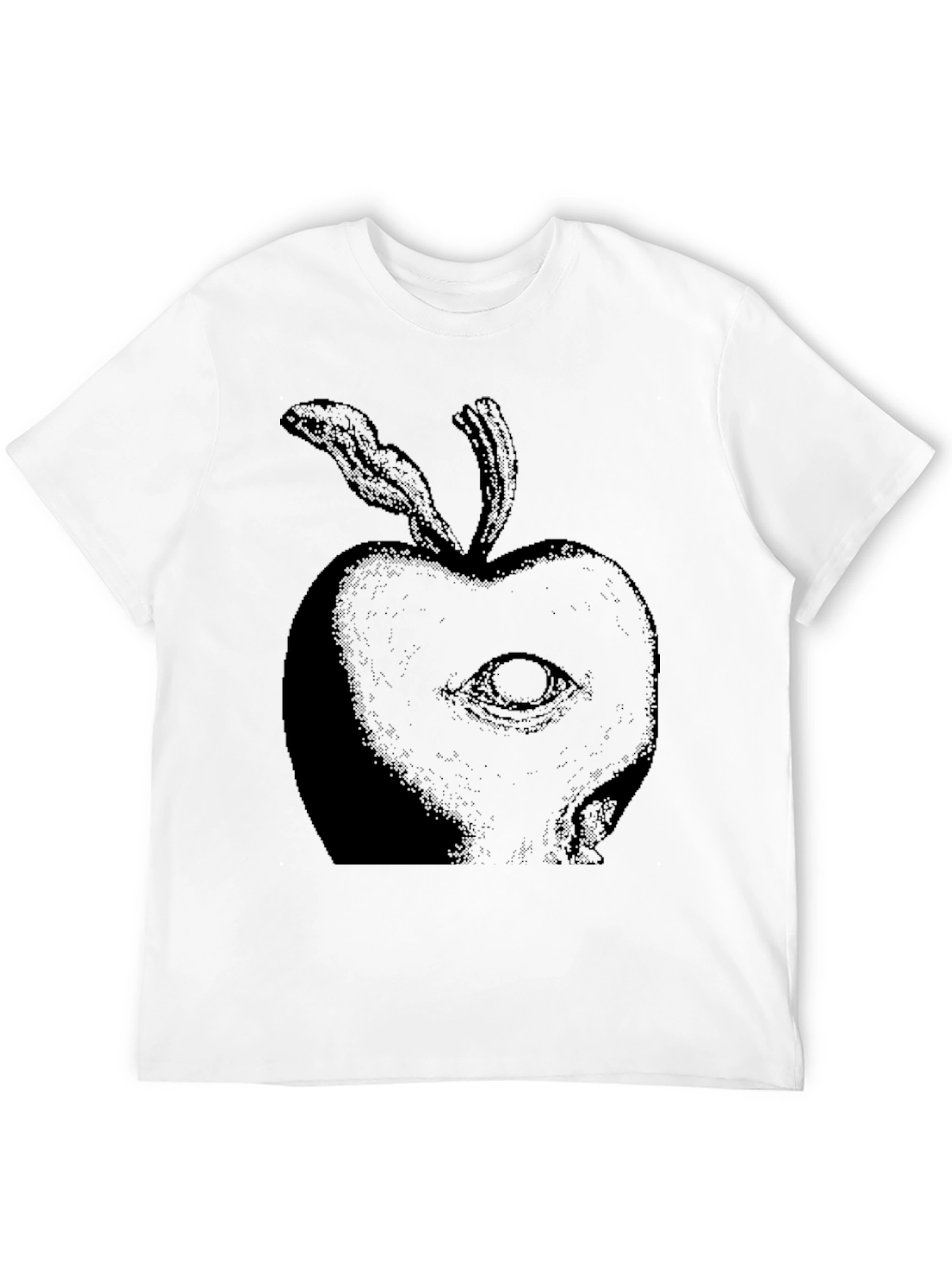 Eye-Catching Apple Graphic Tee - Unique Design