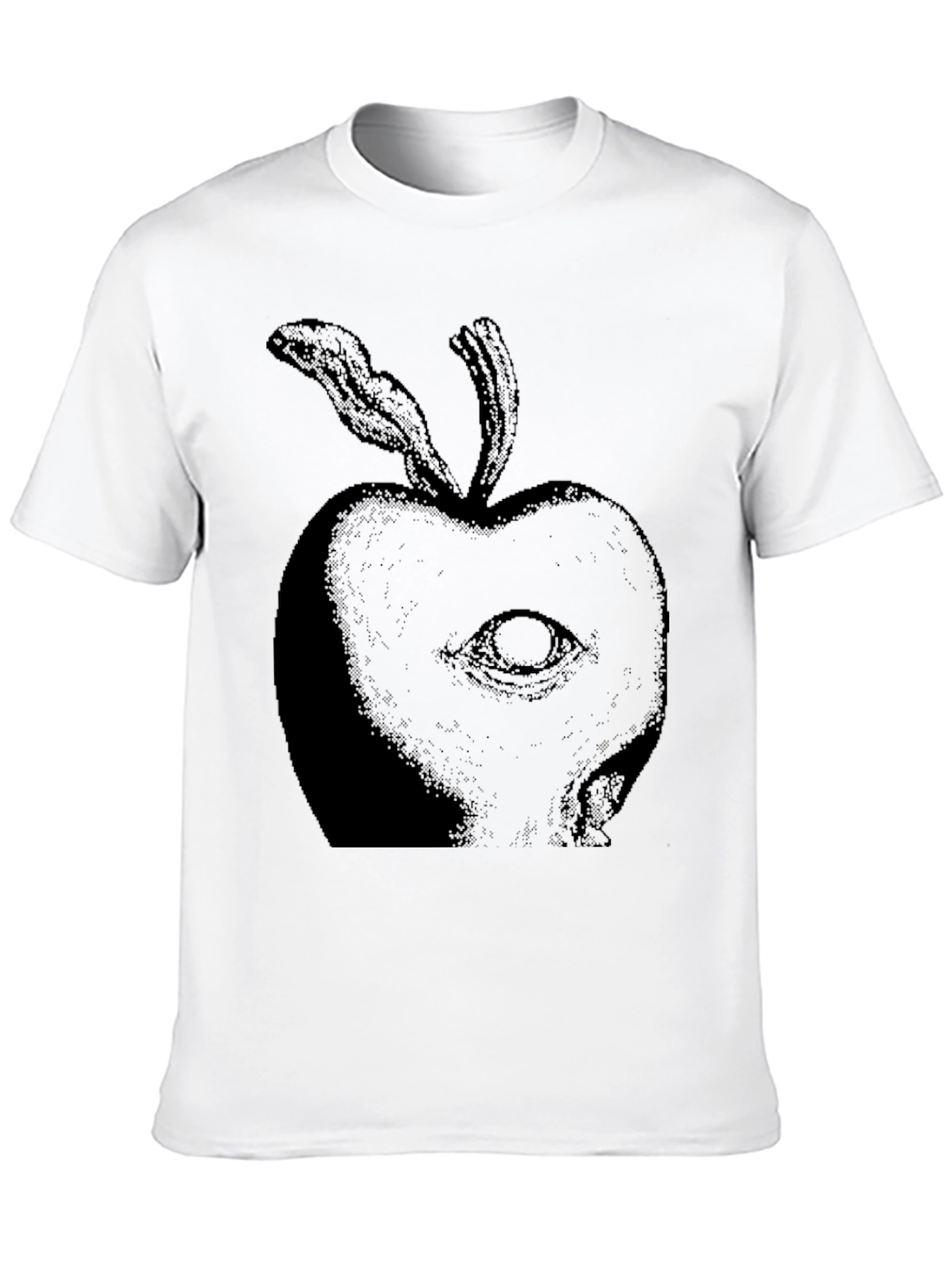Eye-Catching Apple Graphic Tee - Unique Design