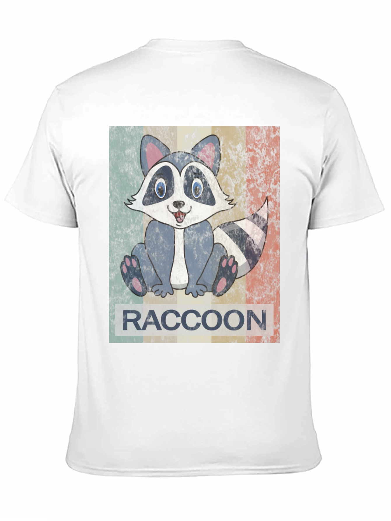 Retro Raccoon Graphic Tee - Unisex Soft Cotton