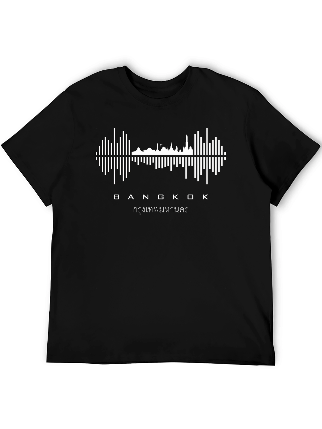 Bangkok Skyline Soundwave T-Shirt