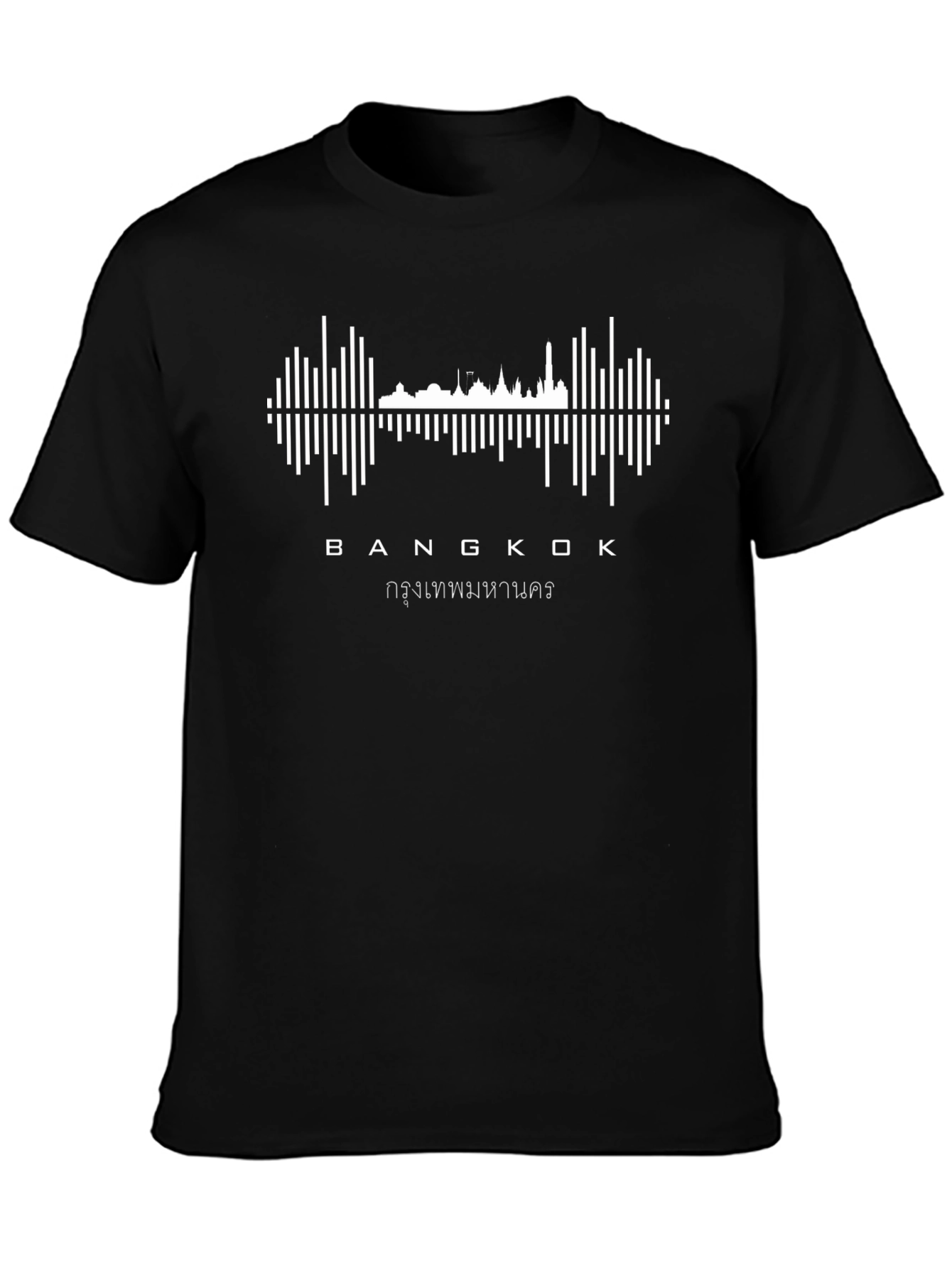 Bangkok Skyline Soundwave T-Shirt