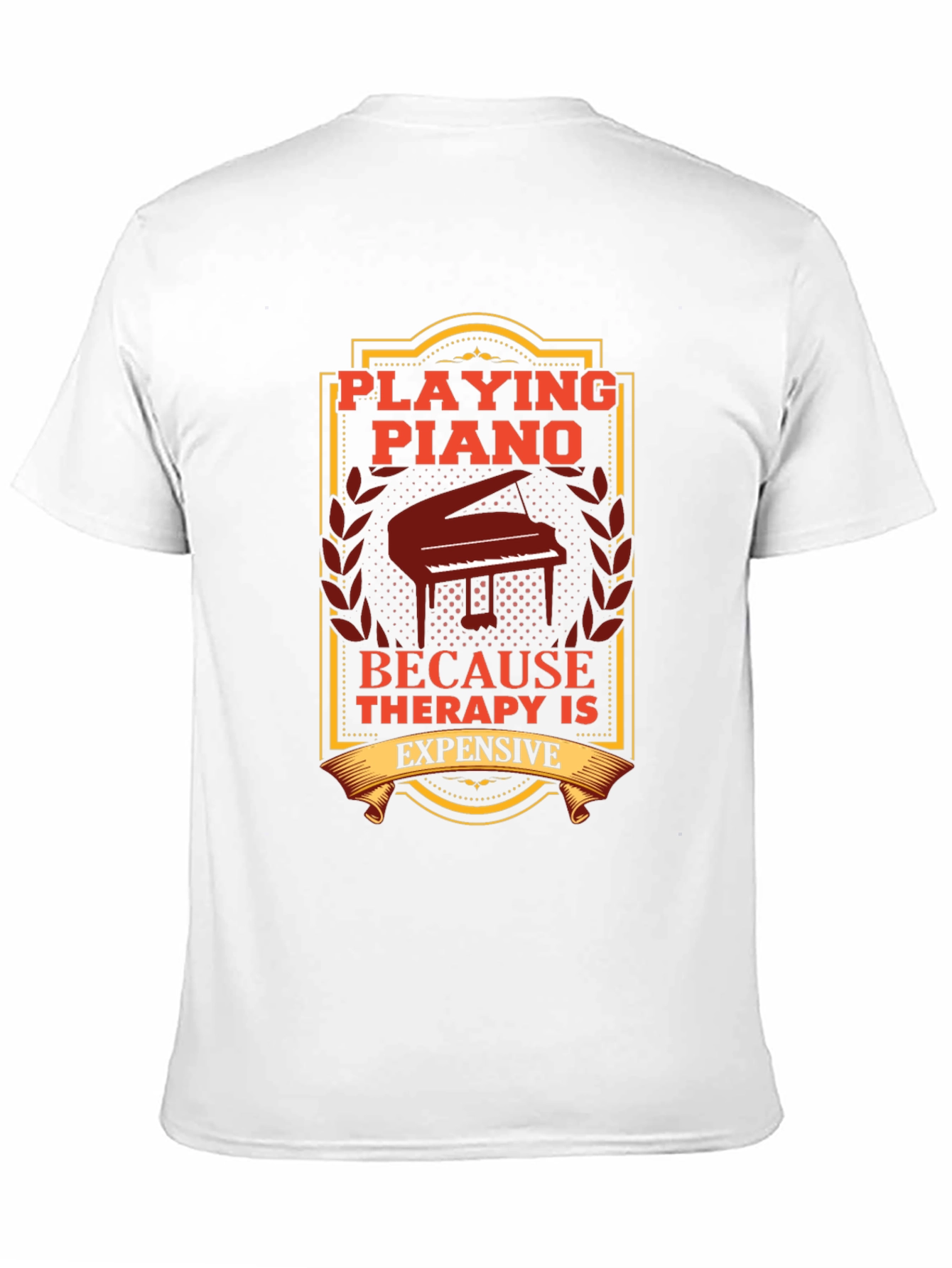 Piano Therapy T-Shirt: Musician Gift