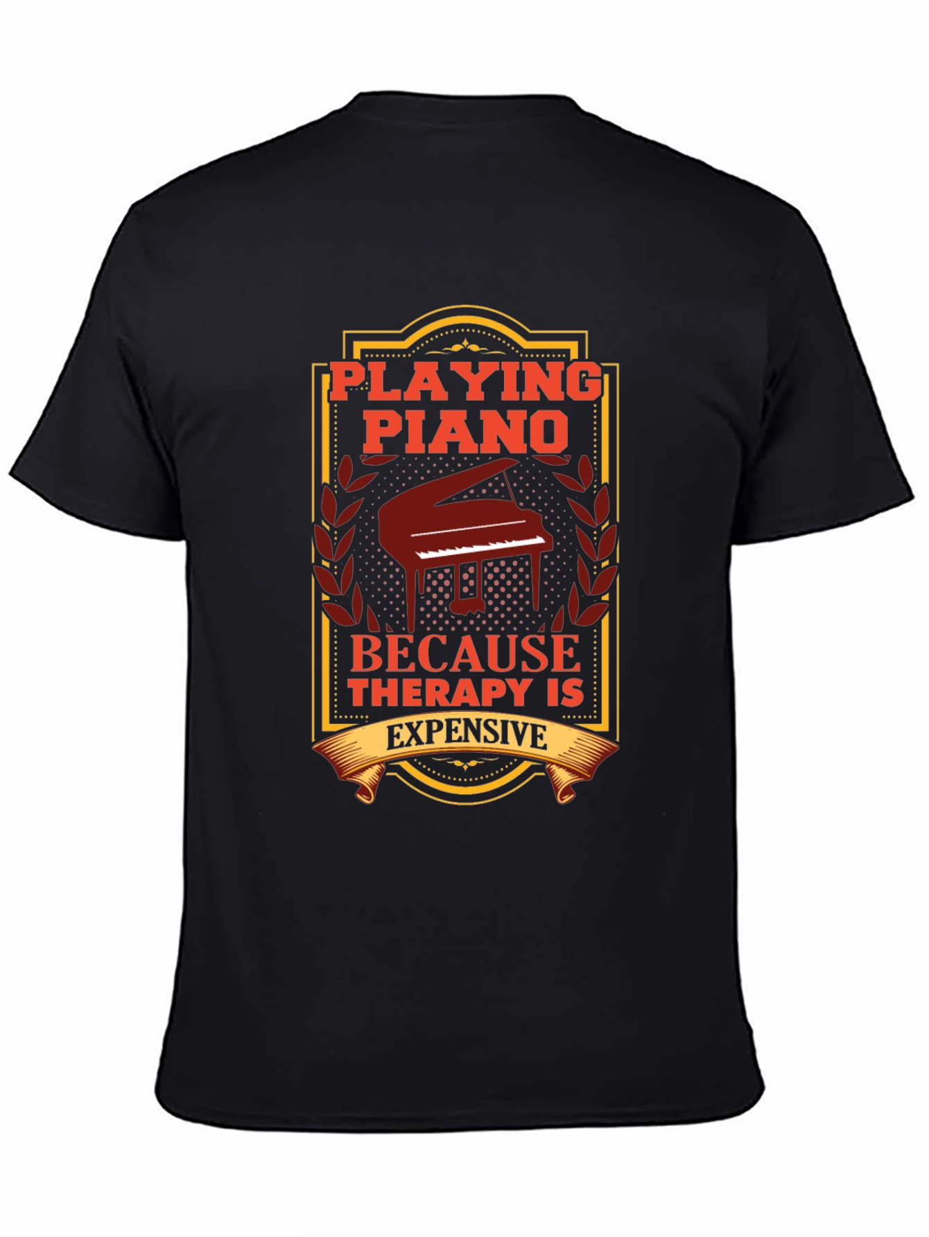 Piano Therapy T-Shirt: Musician Gift