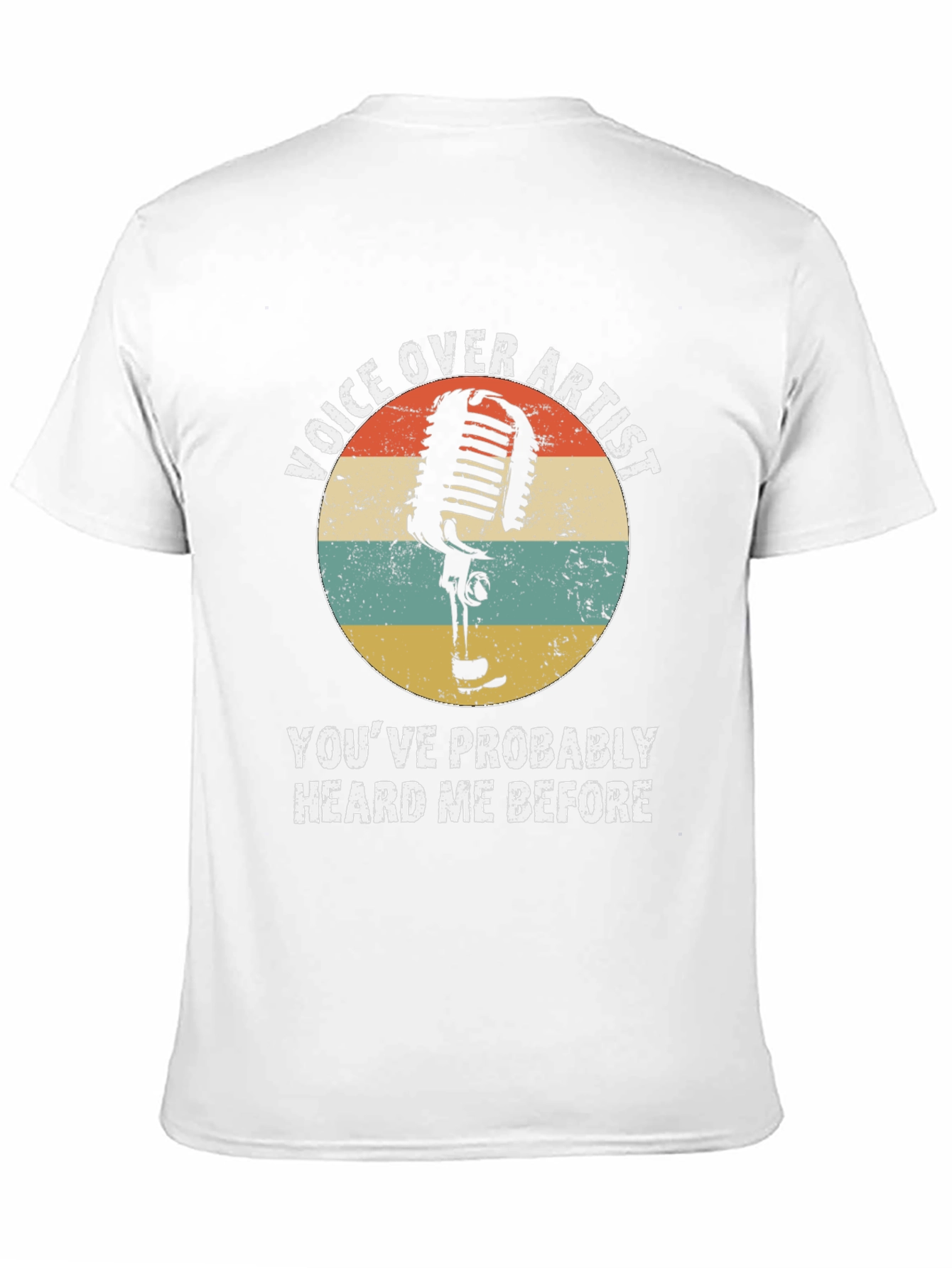 Voice Over Artist Retro Graphic T-Shirt