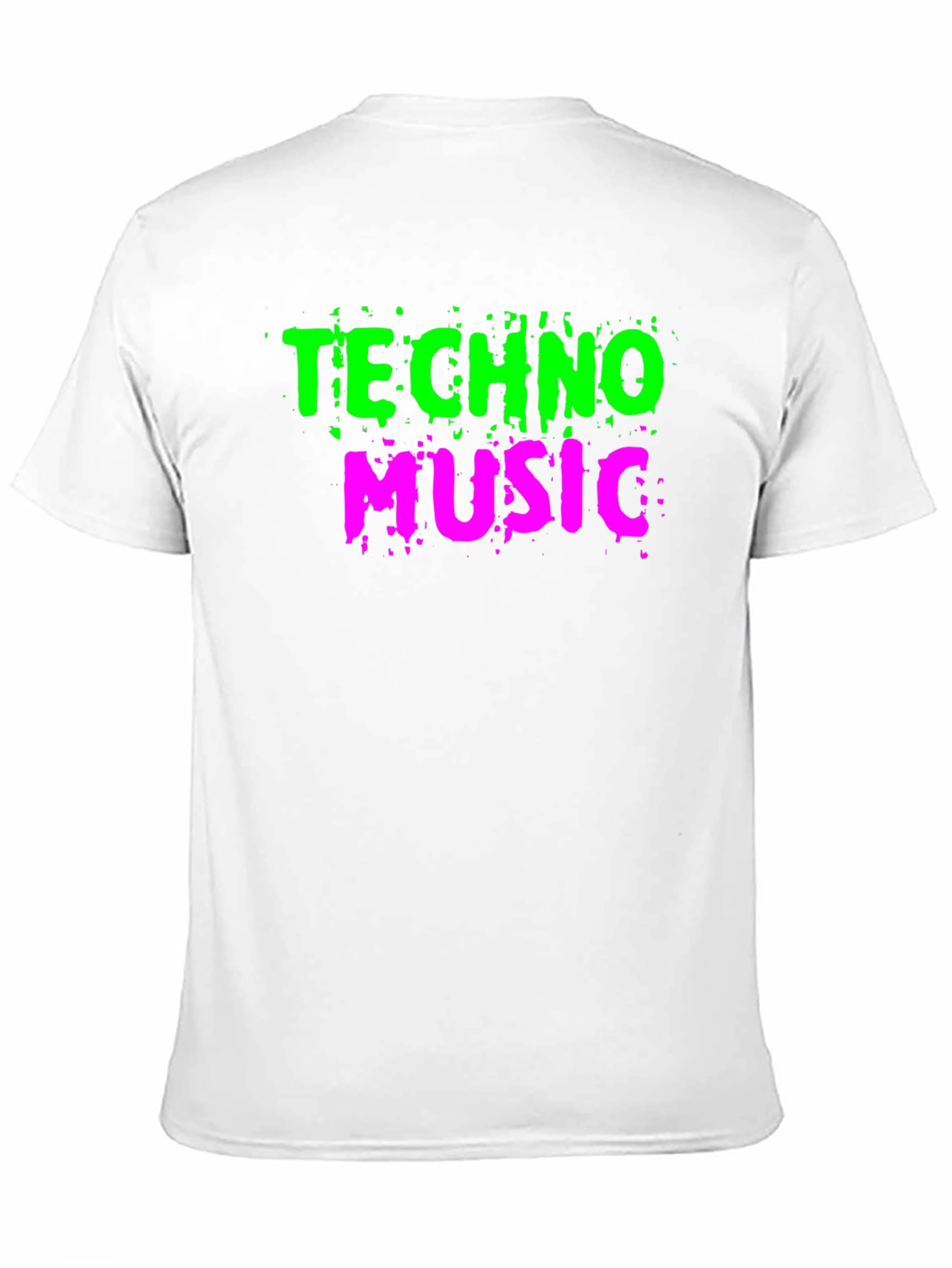 Techno Music Graphic Tee - Black Cotton T-Shirt