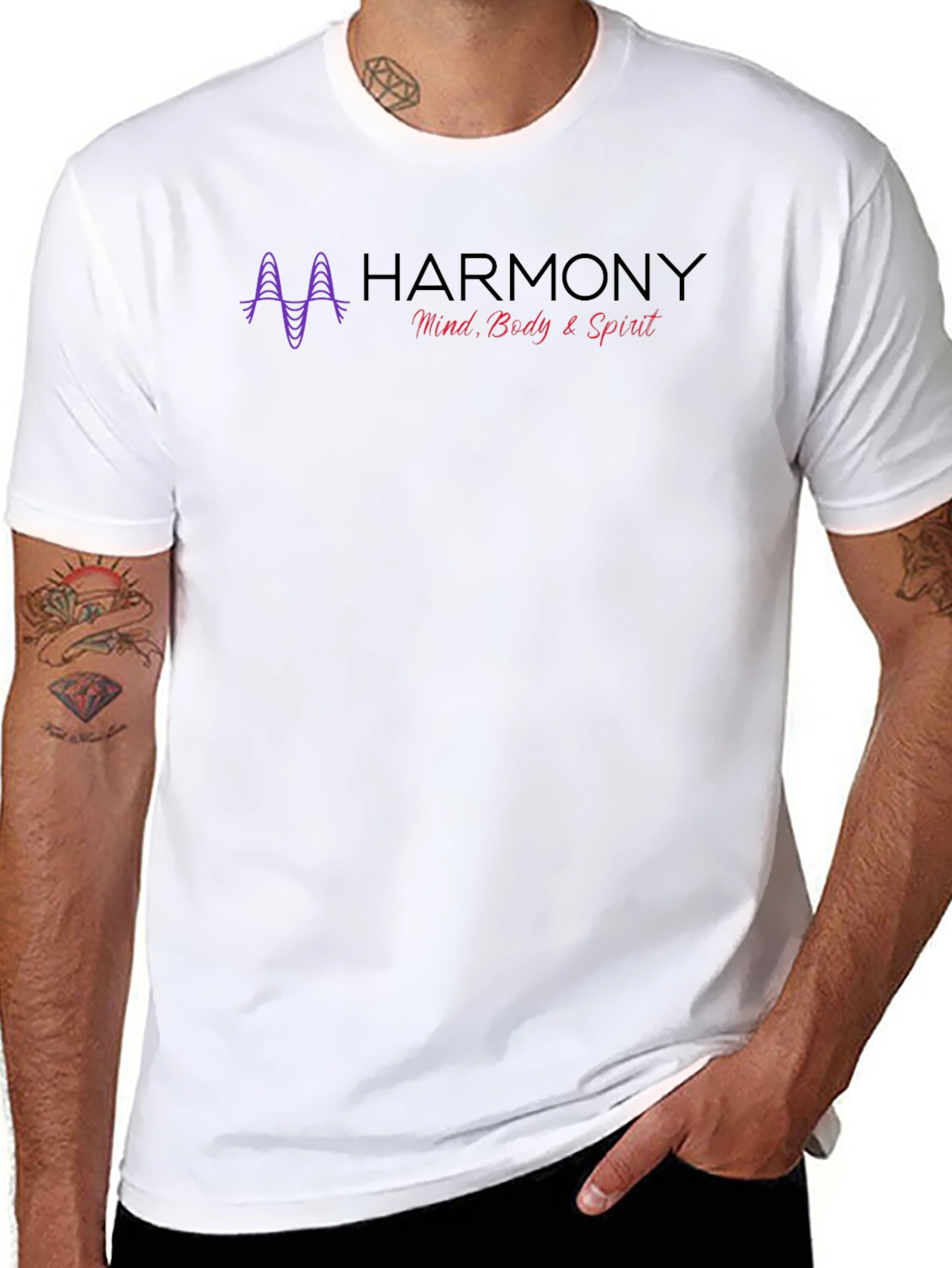 Harmony Mind Body Spirit T-Shirt - Stylish Graphic Tee
