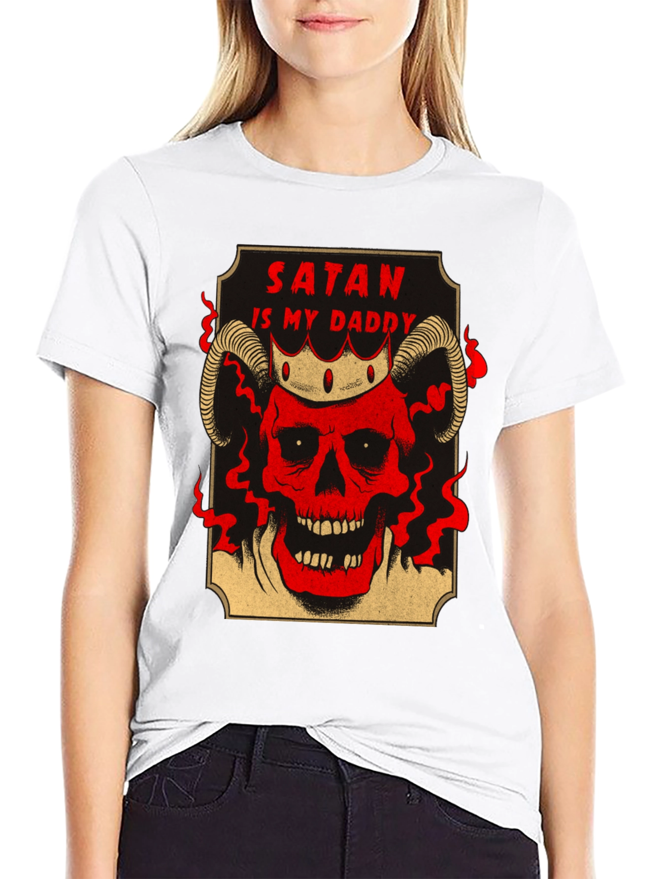 Satan is My Daddy Graphic T-Shirt